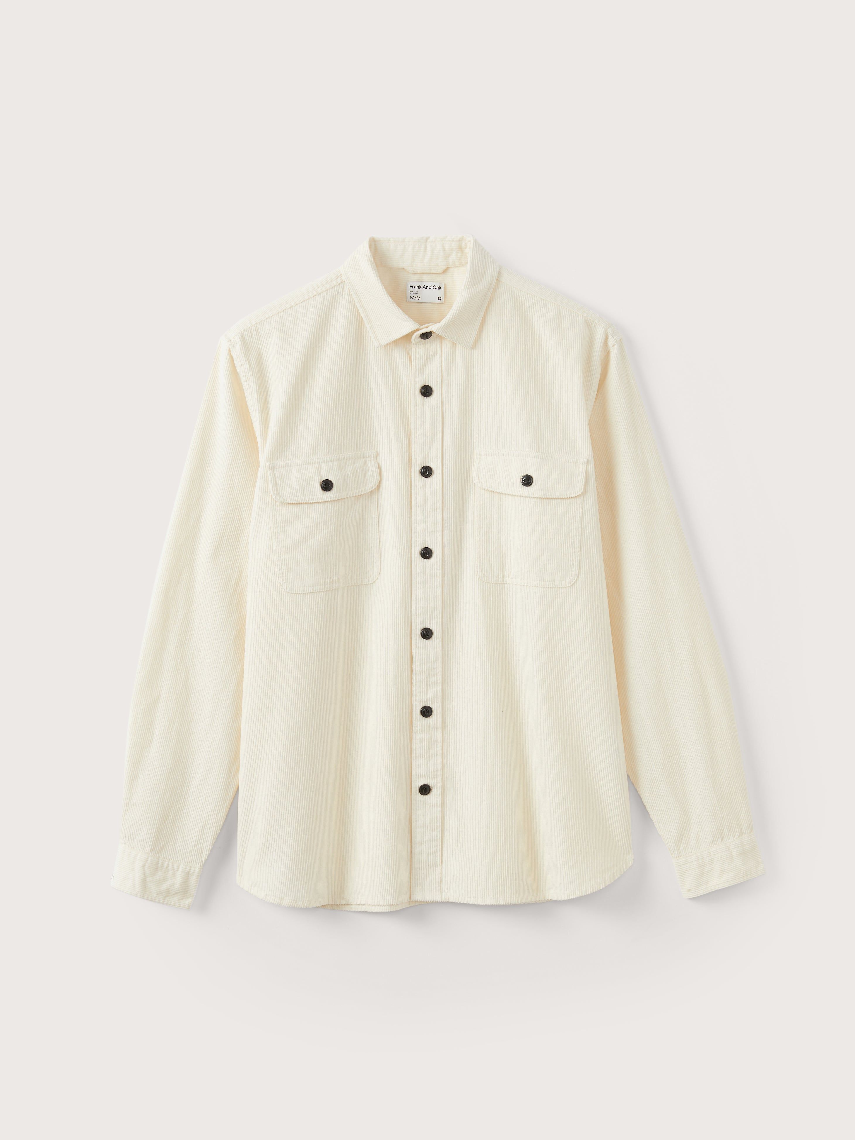 The Corduroy Shirt in White sold by Frank & Oak product image thumbnail 6