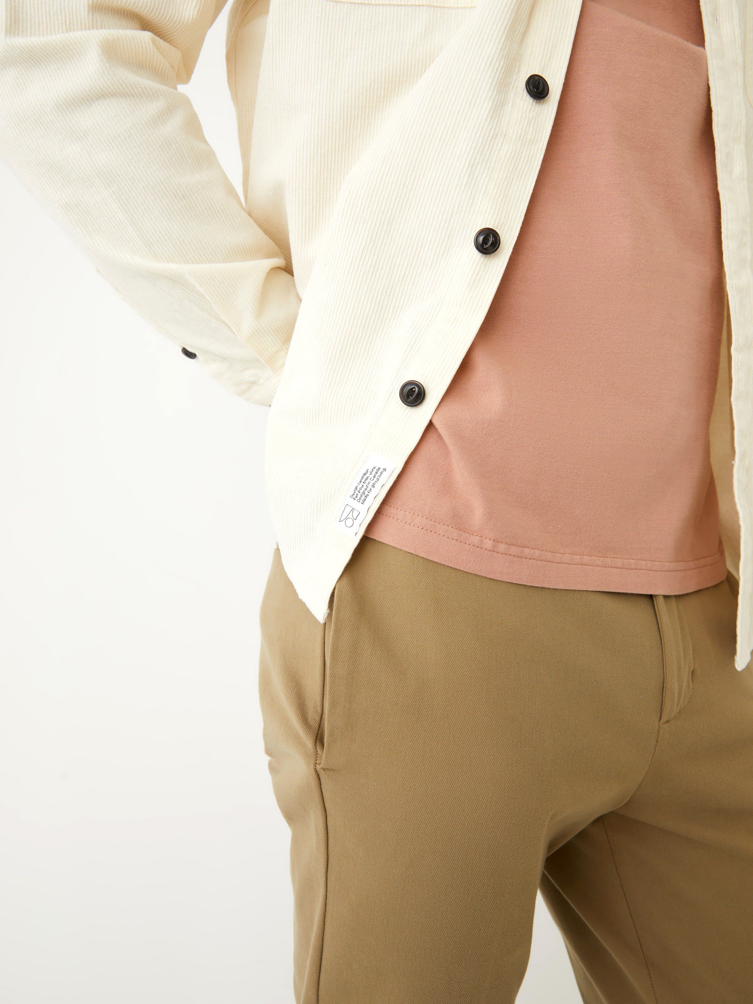 The Corduroy Shirt in White sold by Frank & Oak product image thumbnail 5