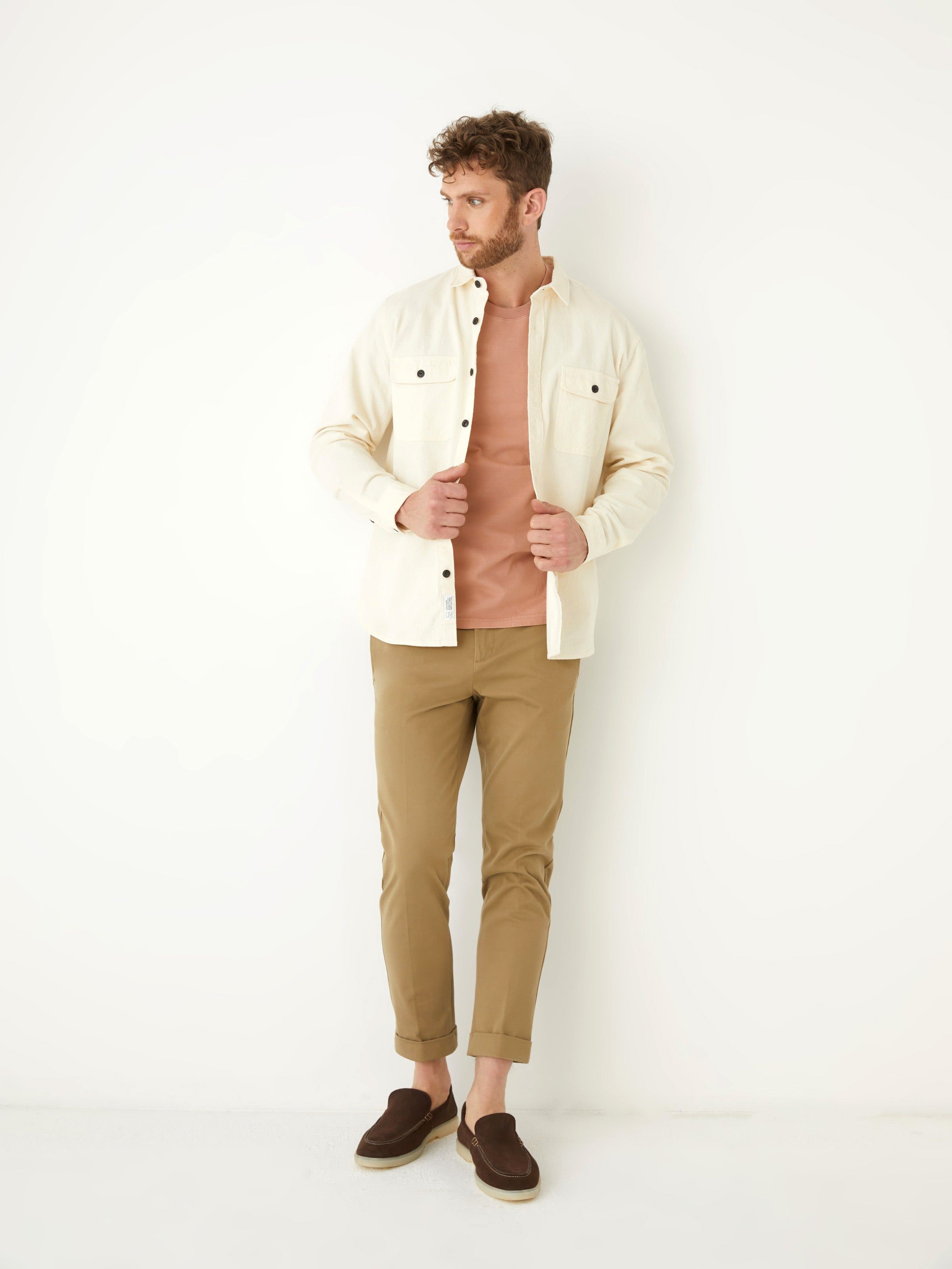 The Corduroy Shirt in White sold by Frank & Oak product image thumbnail 2