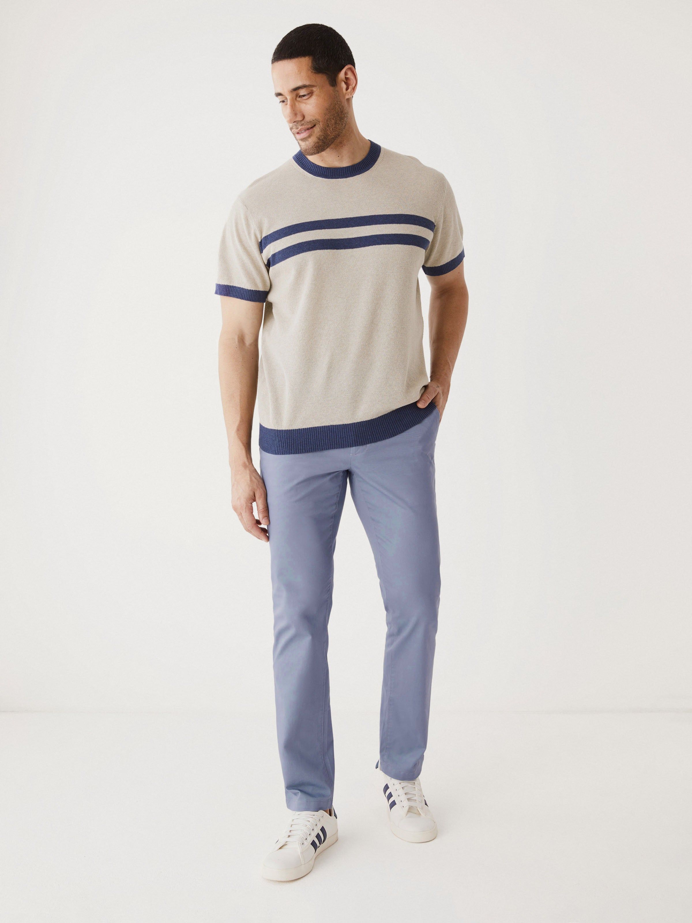 The Brunswick Slim Fit Chino Pant in Steel Blue sold by Frank & Oak product image thumbnail 2