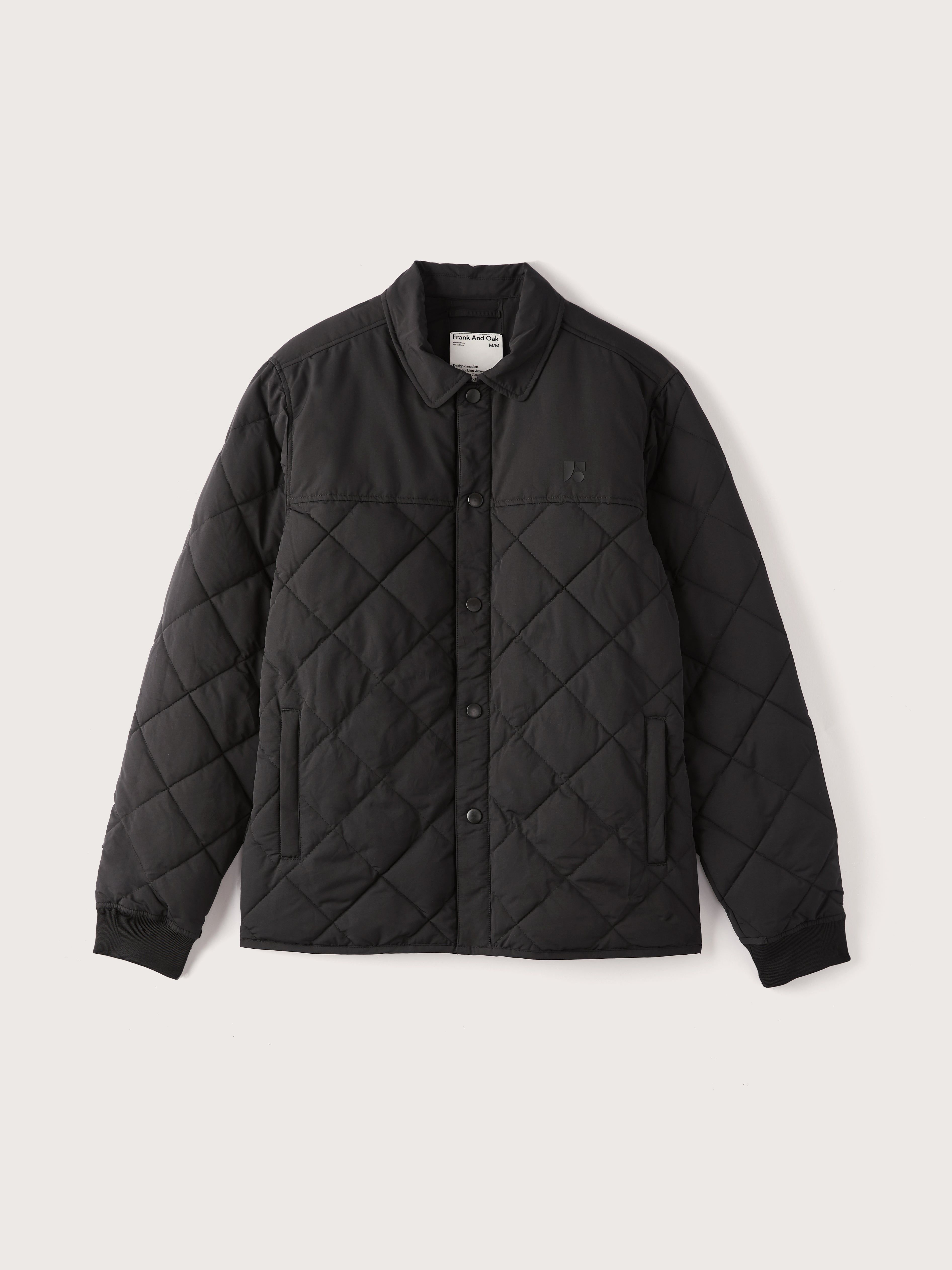 The Skyline Reversible Collared Jacket in Black sold by Frank & Oak product image thumbnail 9