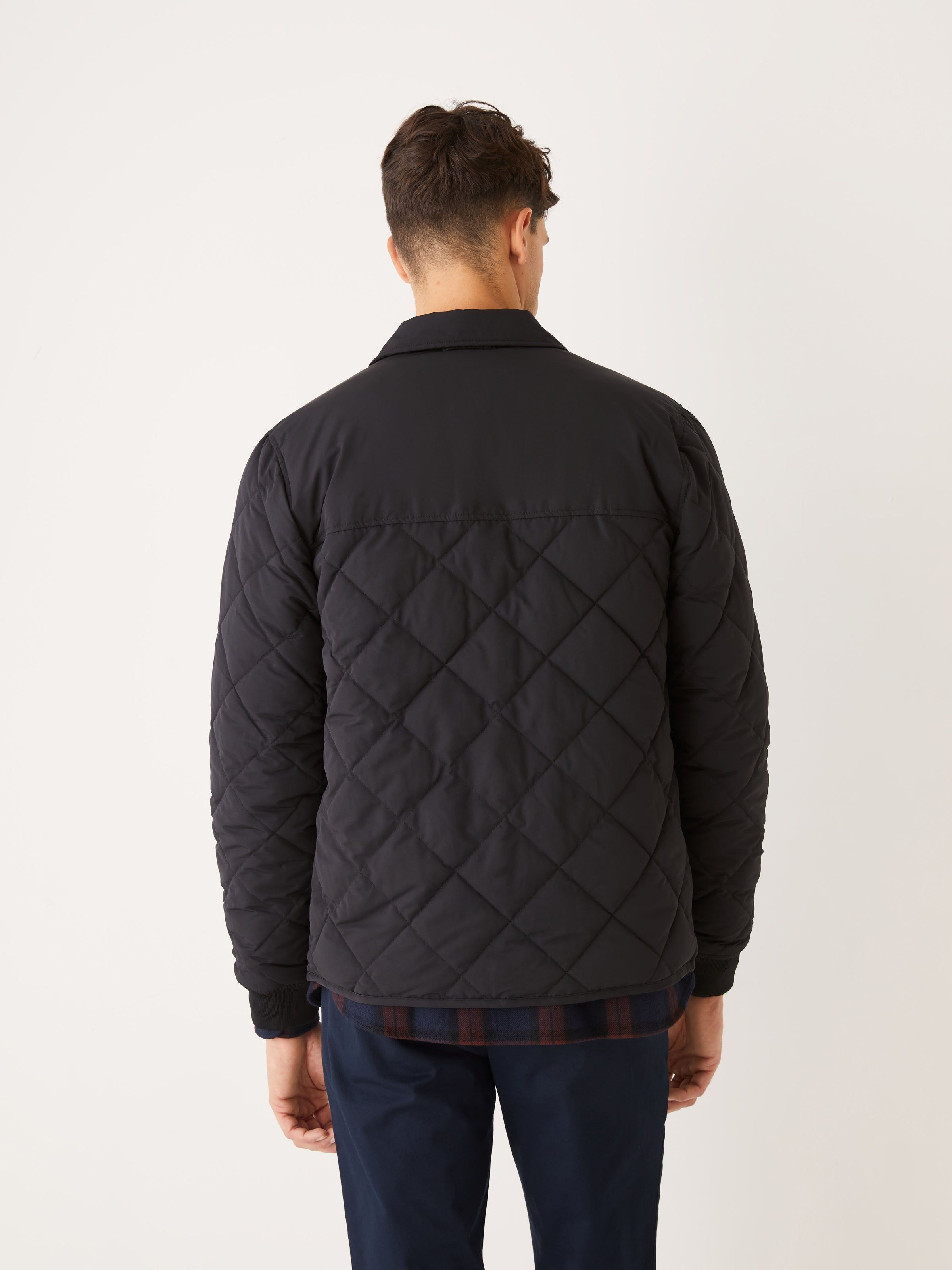 The Skyline Reversible Collared Jacket in Black sold by Frank & Oak product image thumbnail 5