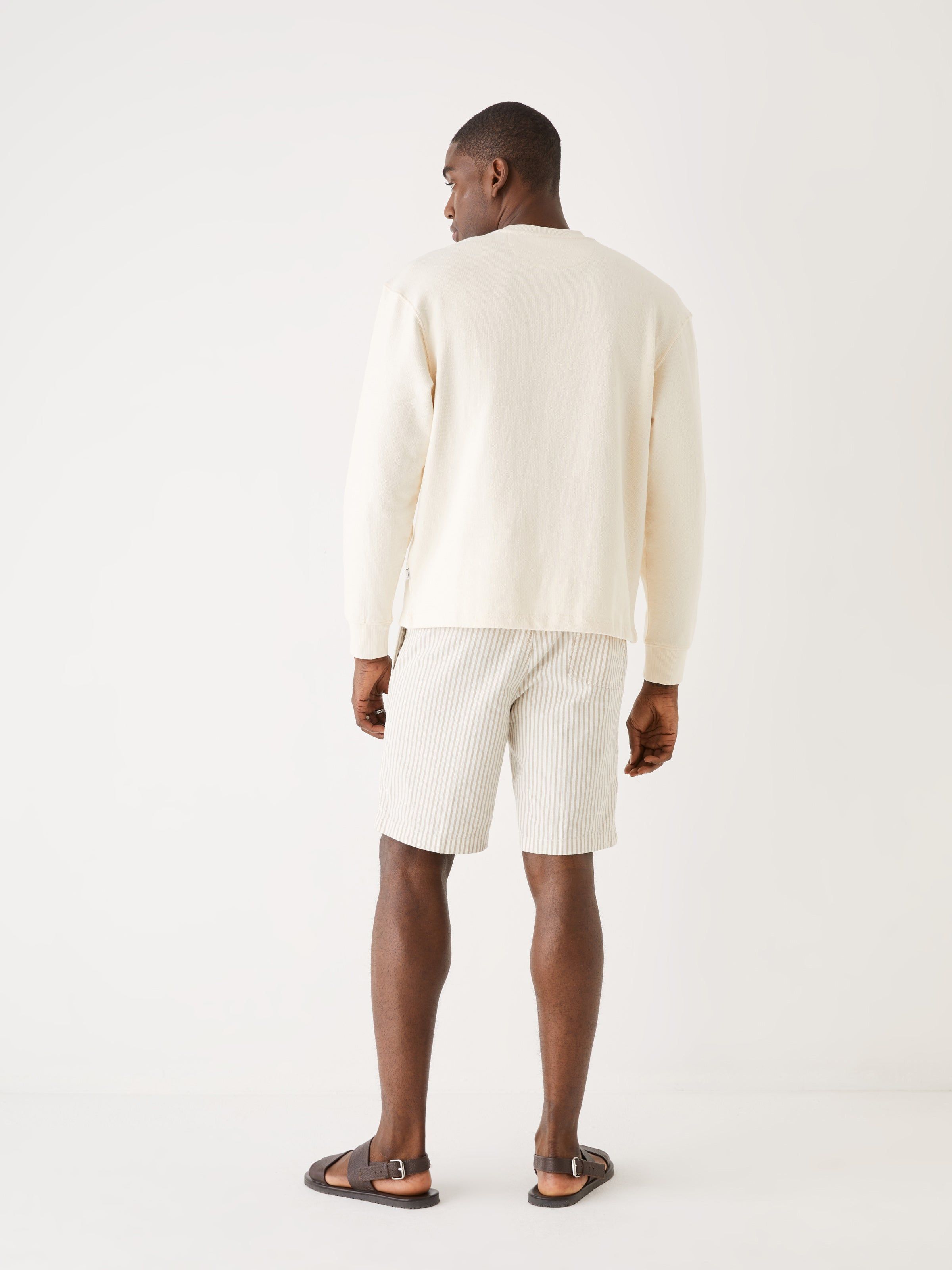 The French Terry Crewneck in White sold by Frank & Oak product image thumbnail 6