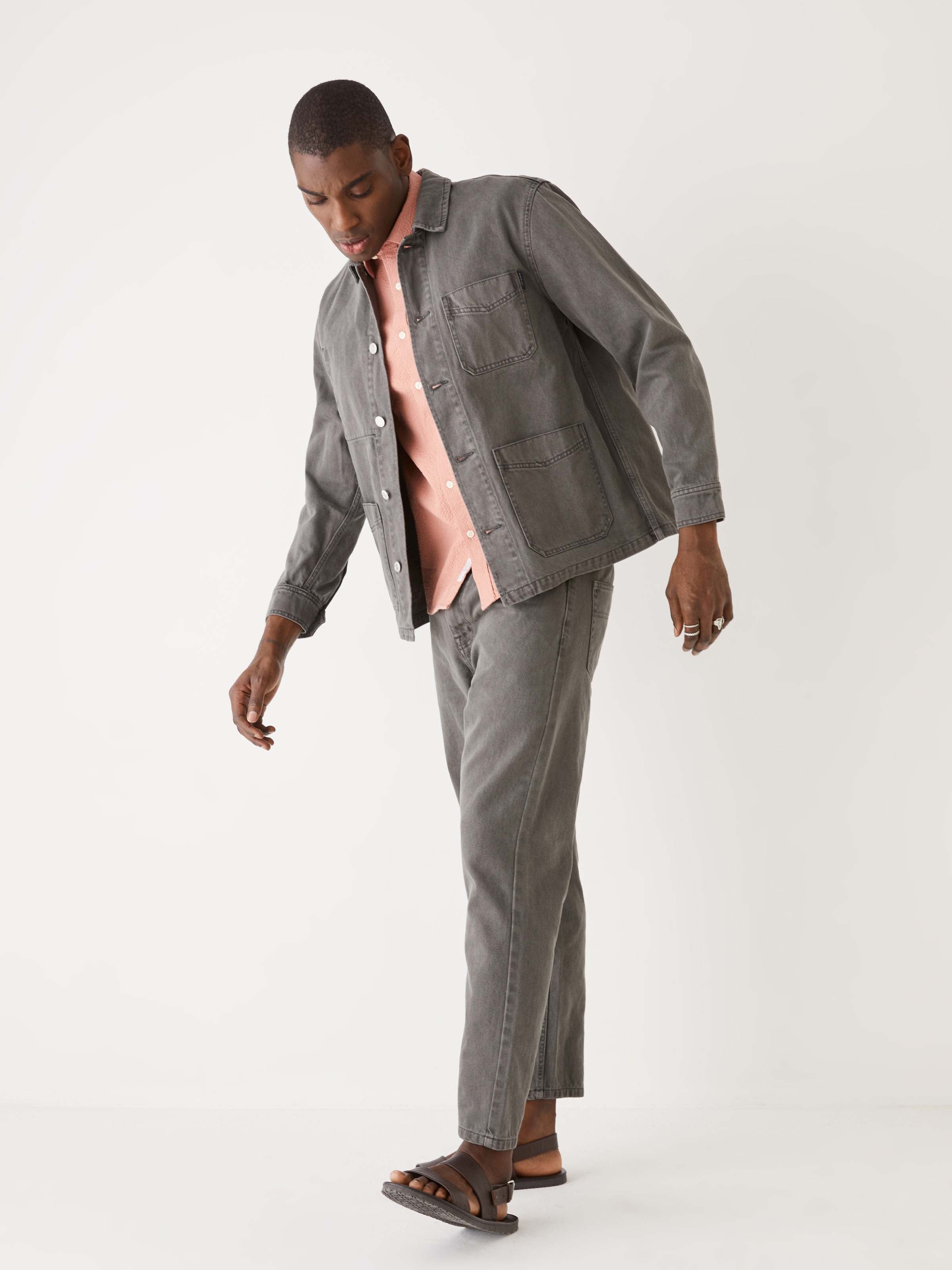 The Hemp Denim Overshirt in Coal sold by Frank & Oak product image thumbnail 11