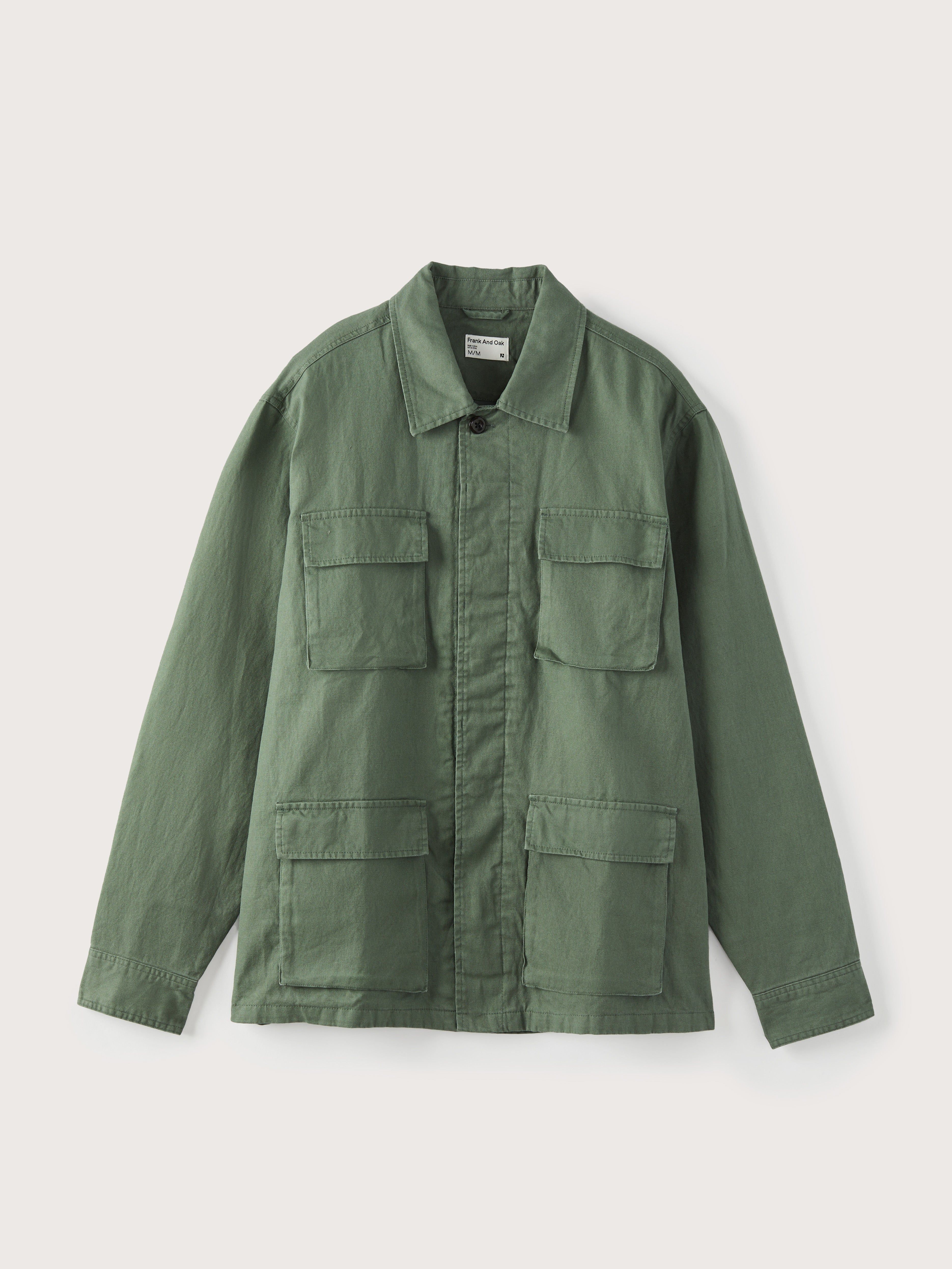 The Relaxed Fit Utility Jacket in Green sold by Frank & Oak product image thumbnail 5