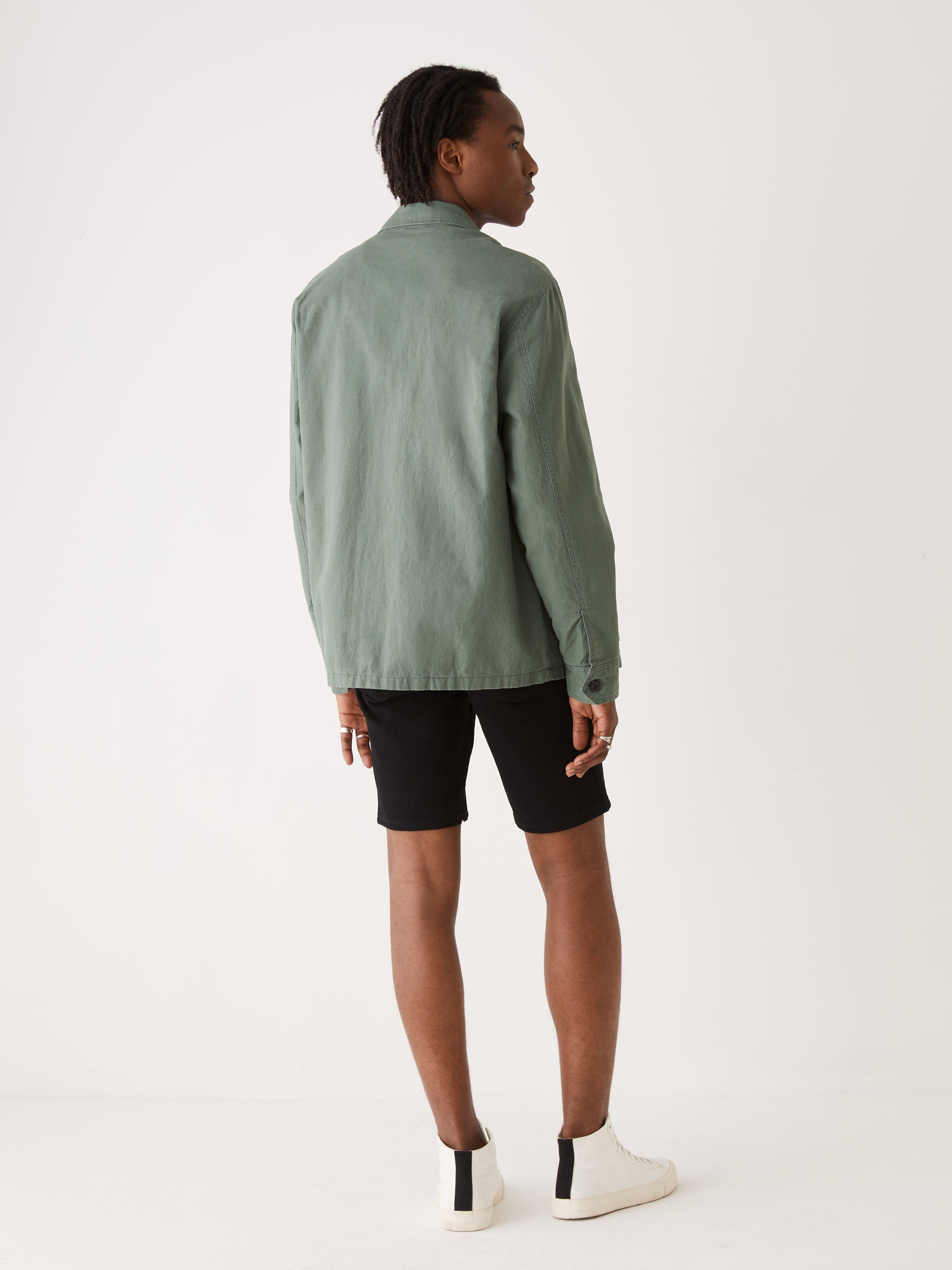 The Relaxed Fit Utility Jacket in Green sold by Frank & Oak product image thumbnail 3
