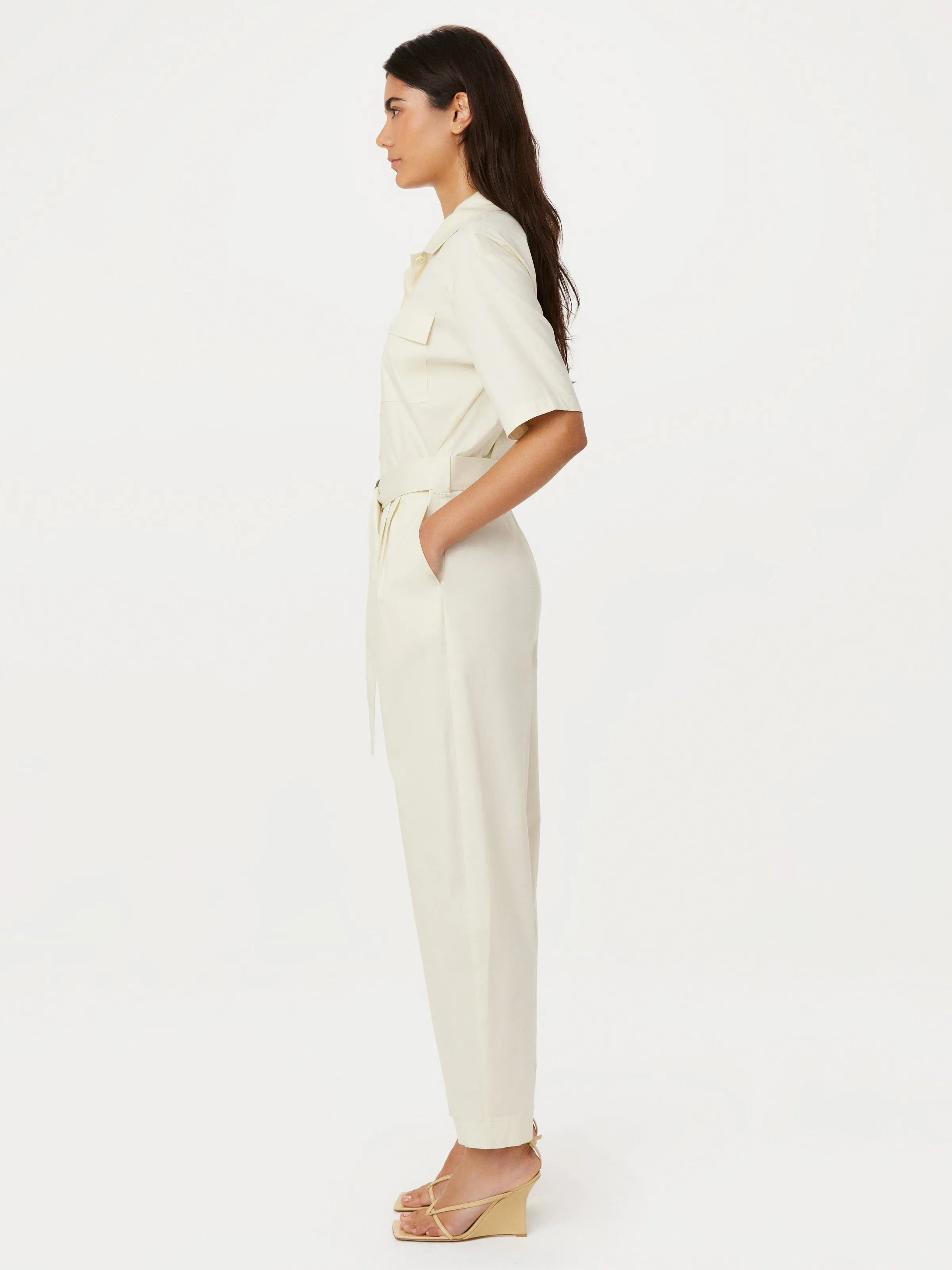 The Parachute Jumpsuit in Fog sold by Frank & Oak product image thumbnail 3
