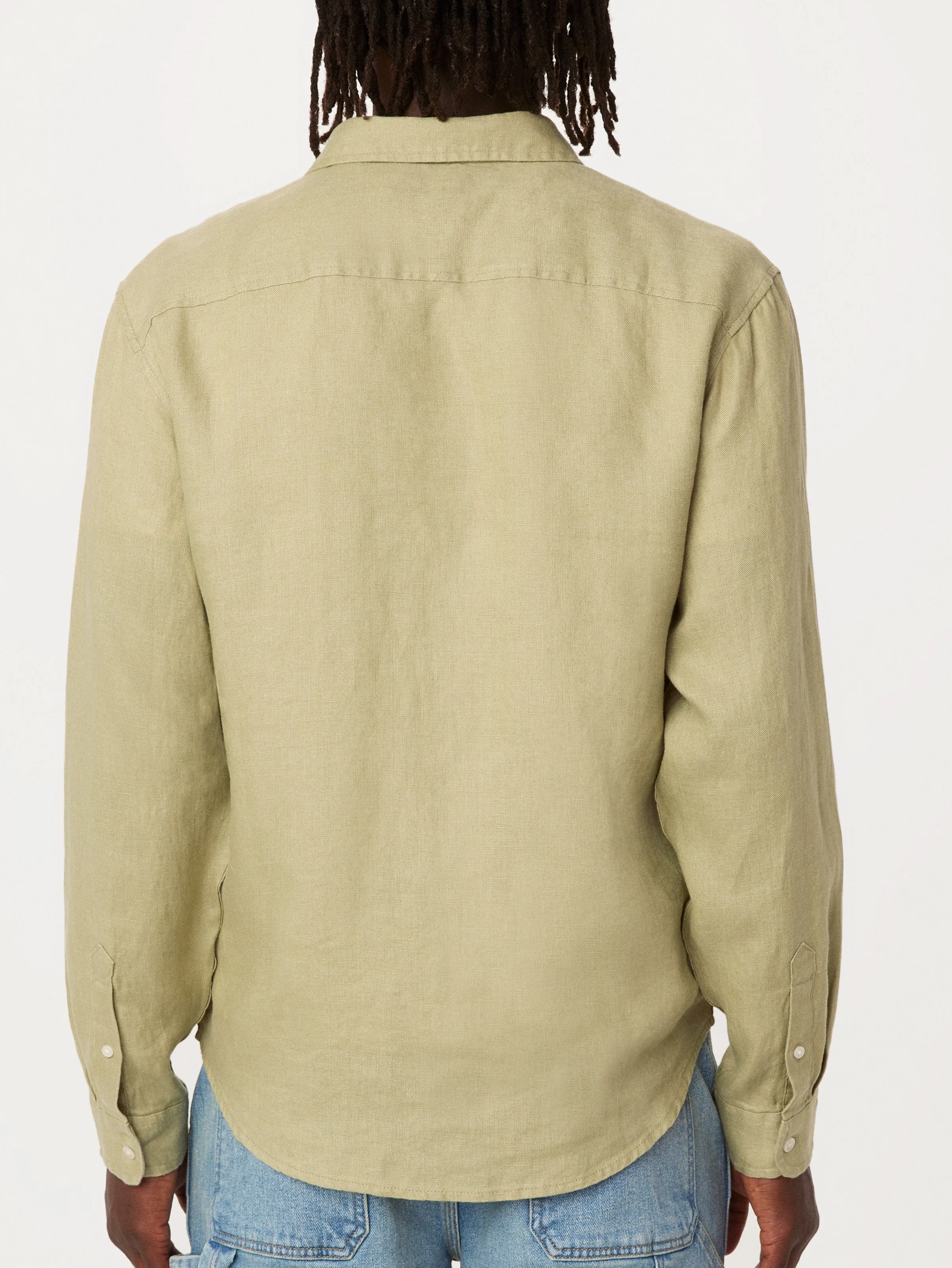 The Linen Shirt in Cardamom sold by Frank & Oak product image thumbnail 5