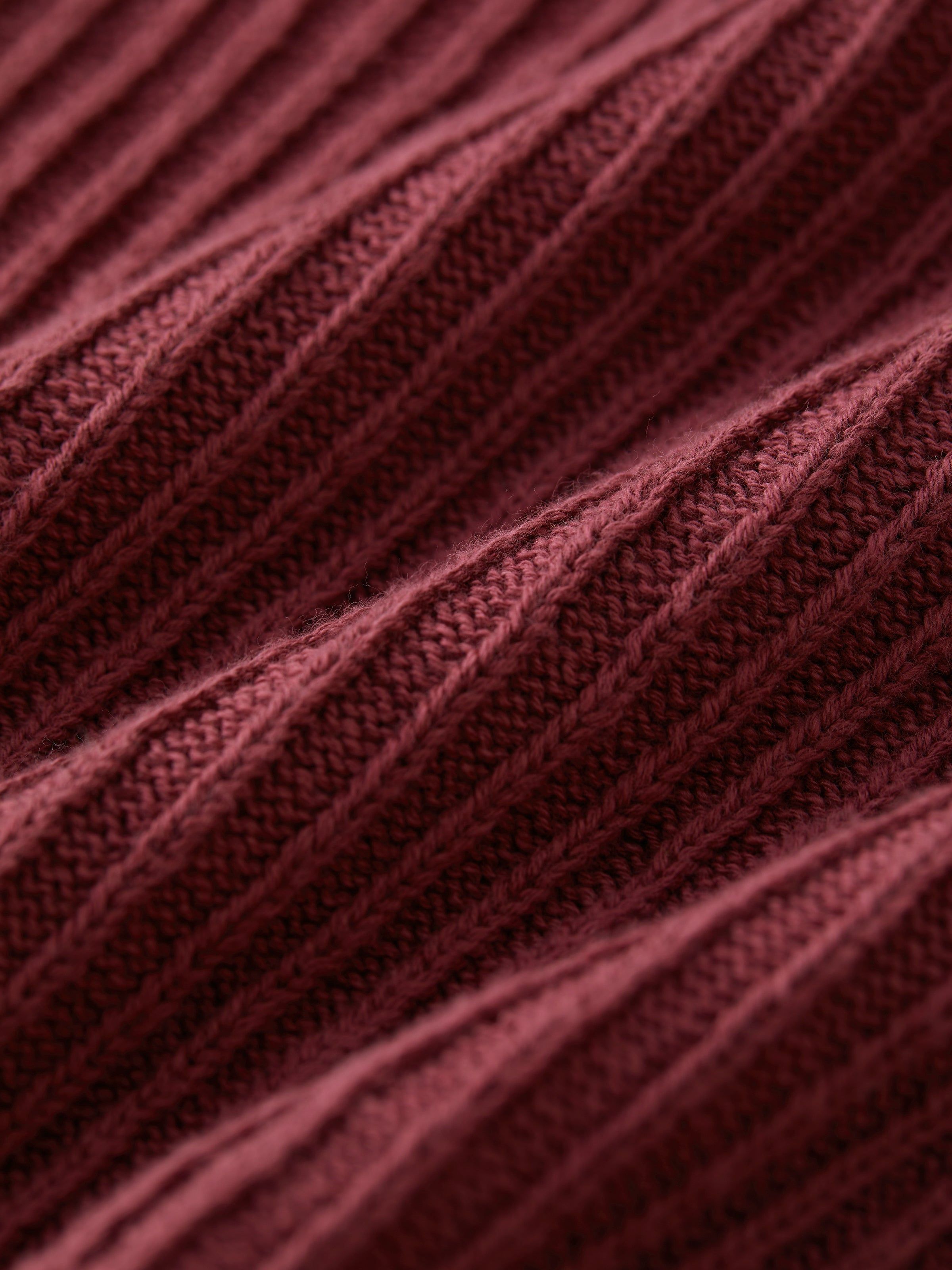 The Organic Cotton Crewneck Sweater in Maroon red sold by Frank & Oak product image thumbnail 8