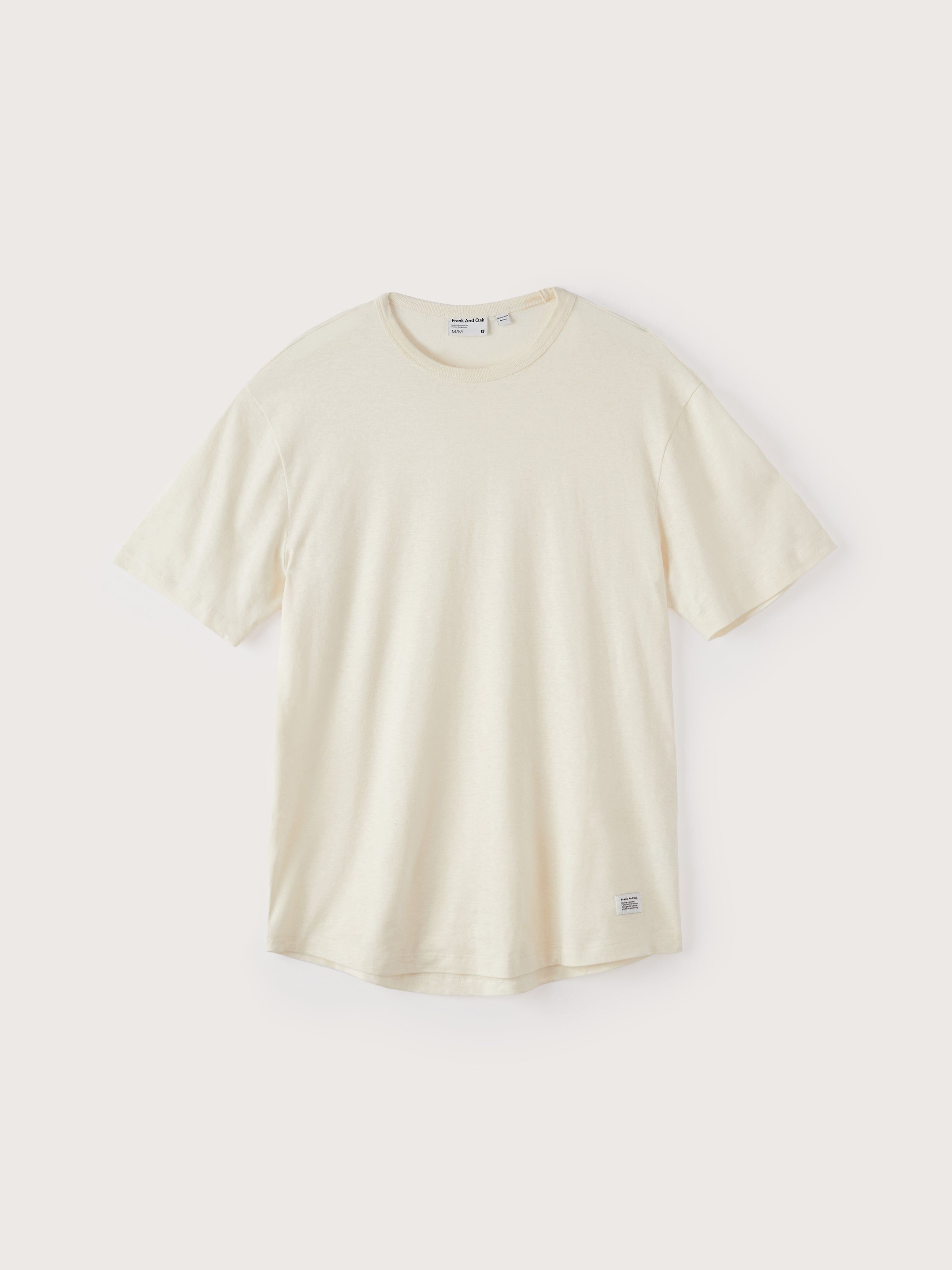 The Arc Hemp T-Shirt in White sold by Frank & Oak product image thumbnail 6