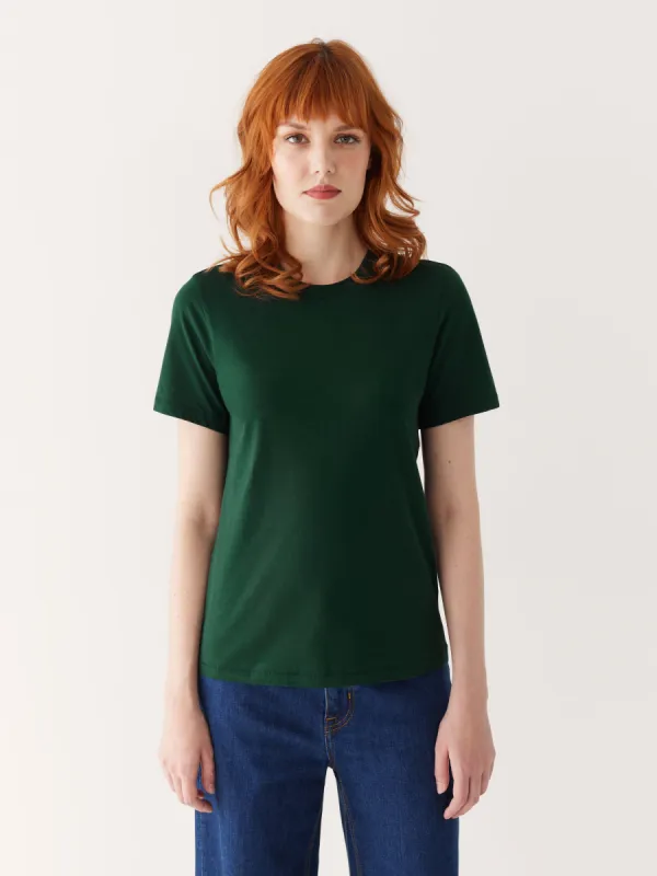 The Essential T-Shirt in Forest Green sold by Frank & Oak
