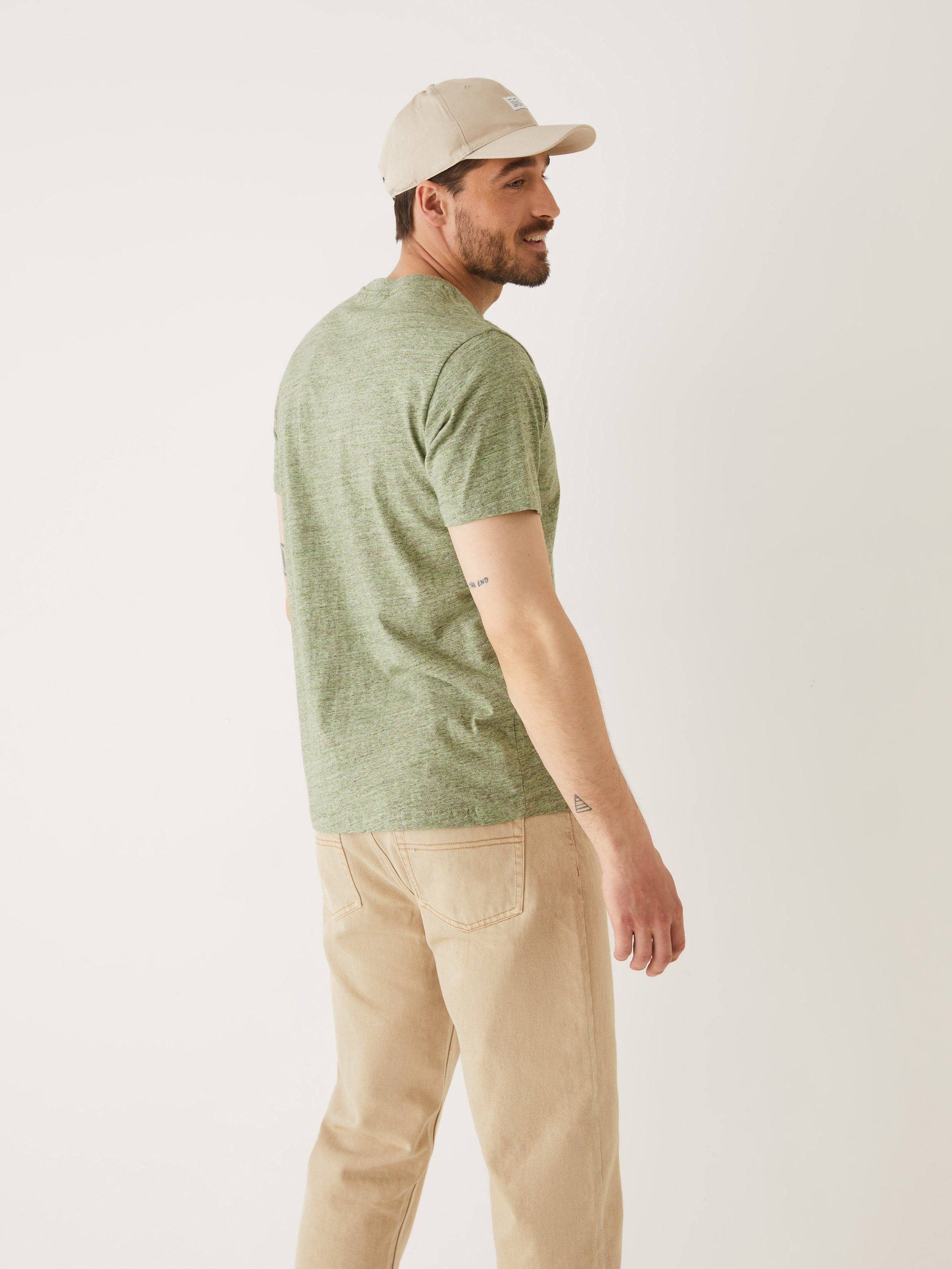 The Heather Pocket T-Shirt in Green sold by Frank & Oak product image thumbnail 4
