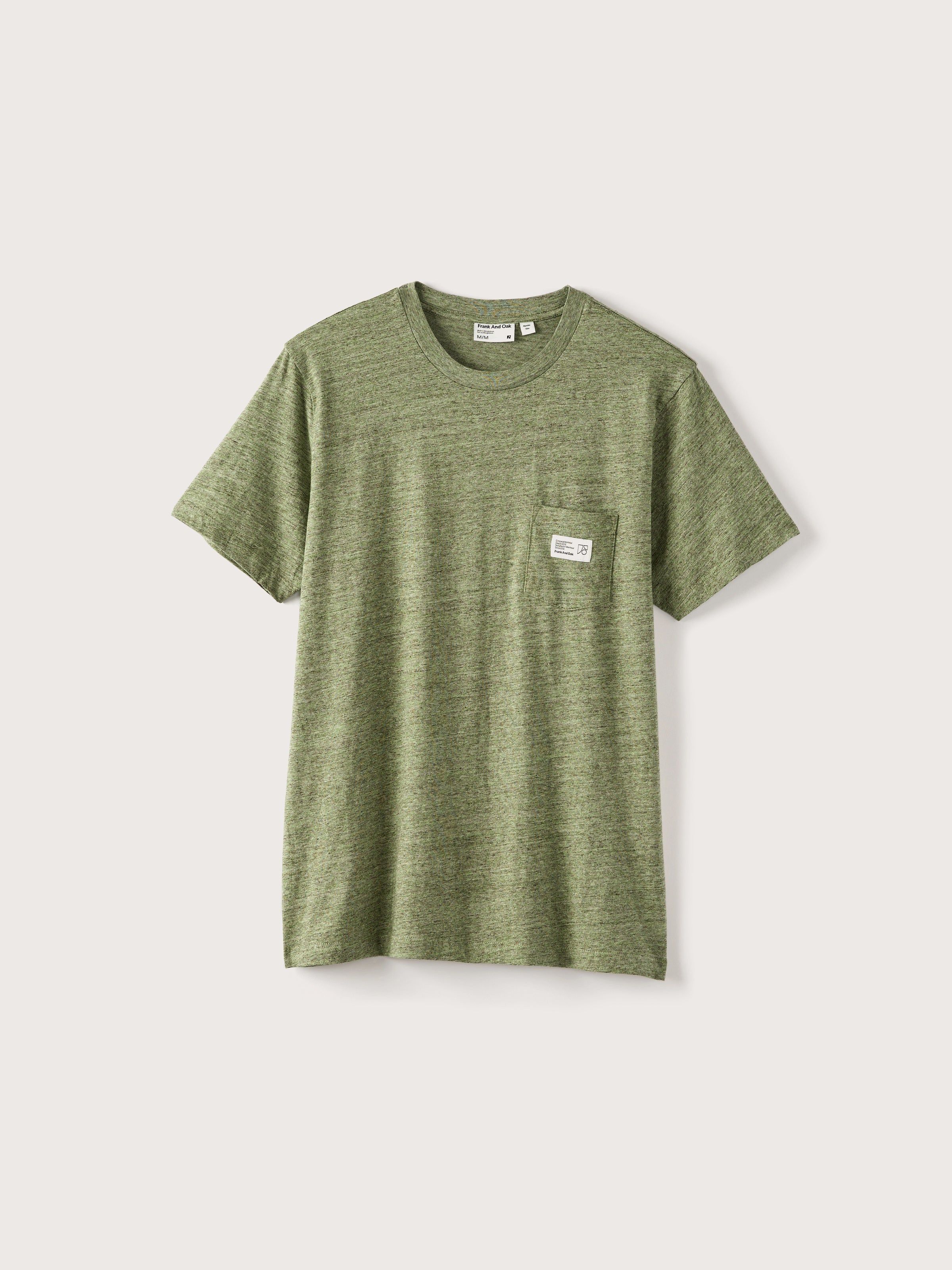 The Heather Pocket T-Shirt in Green sold by Frank & Oak product image thumbnail 5