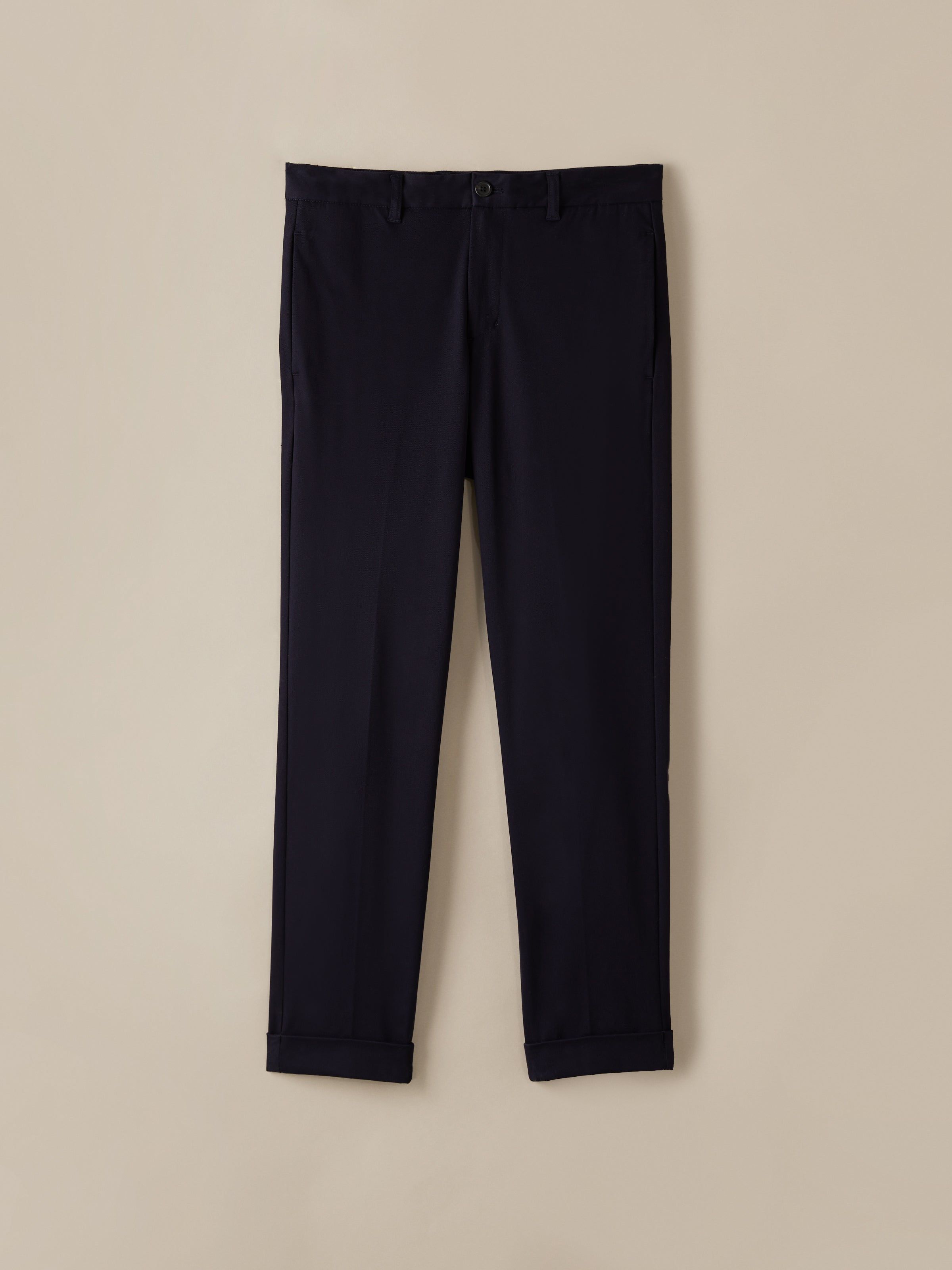 The Colin Tapered Fit Flex Pant in Navy sold by Frank & Oak product image thumbnail 5