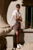 The Mixed-Stitch Polo in Cloud sold by Frank & Oak