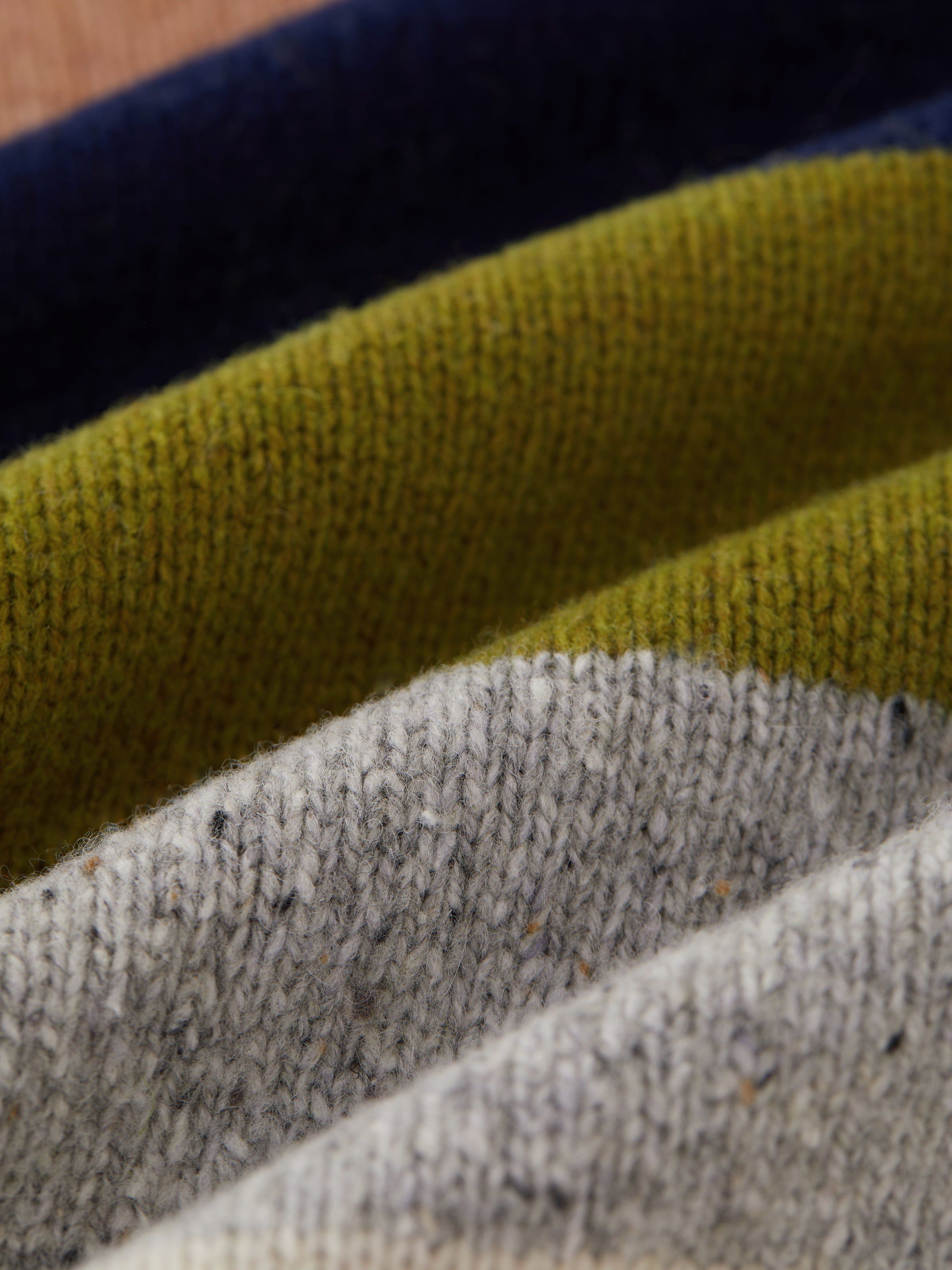 The Striped Wool Sweater in Navy sold by Frank & Oak product image thumbnail 5