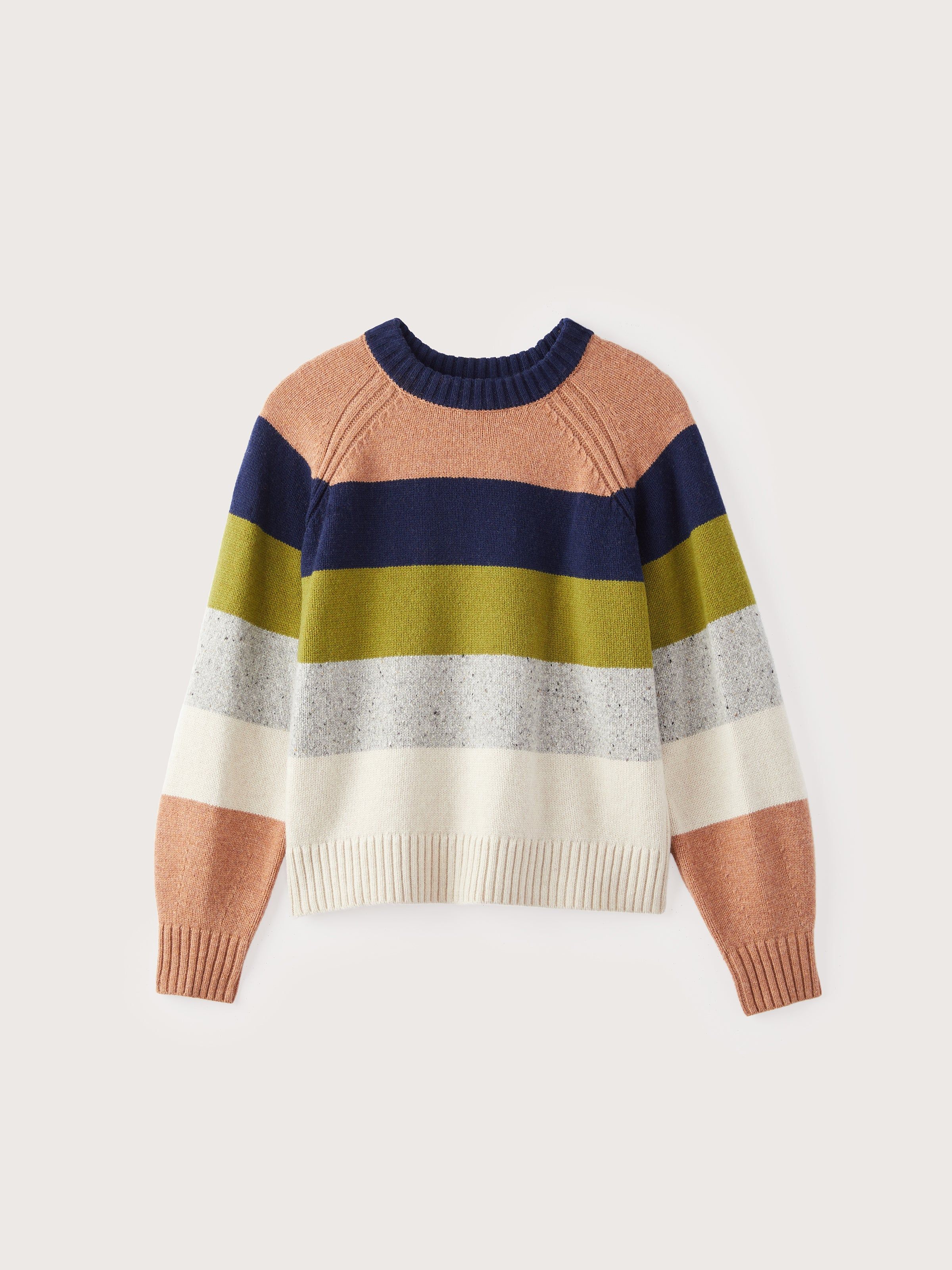 The Striped Wool Sweater in Navy sold by Frank & Oak product image thumbnail 6