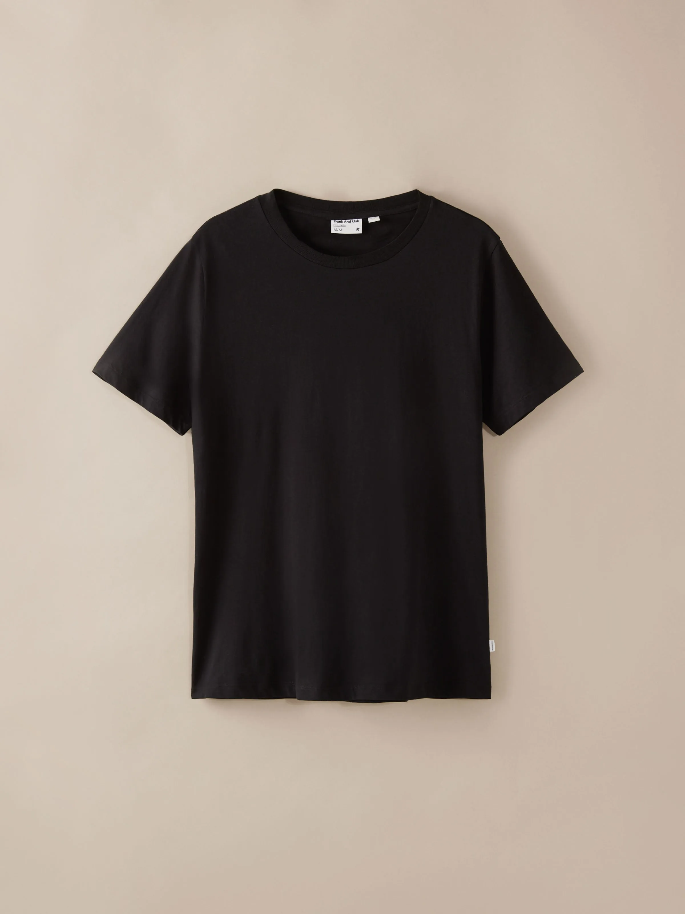 The Slim Fit Essential T-Shirt in Black sold by Frank & Oak product image thumbnail 5