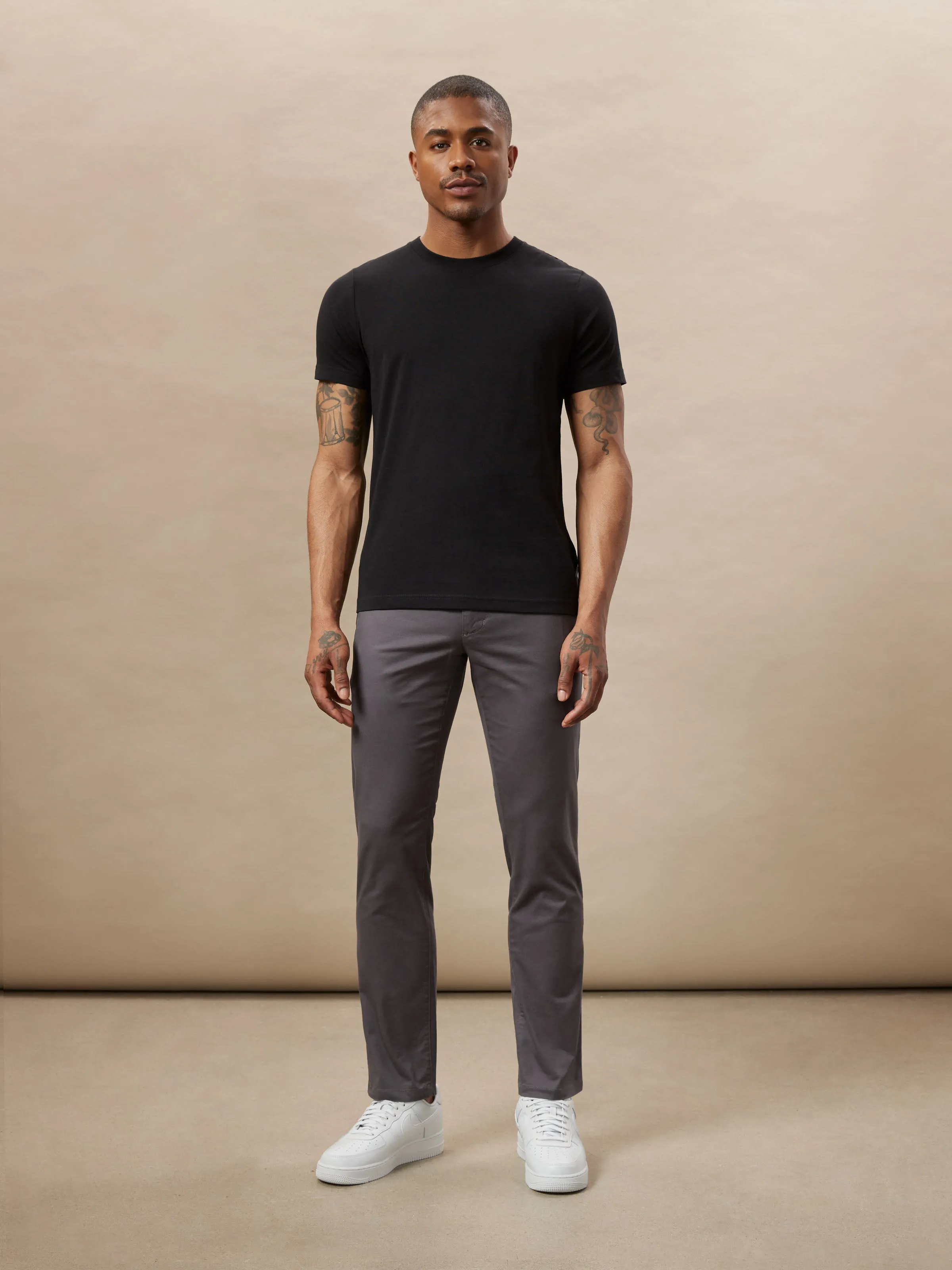The Slim Fit Essential T-Shirt in Black sold by Frank & Oak product image thumbnail 2