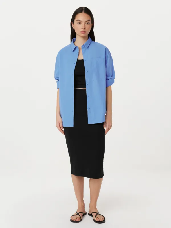 The Jersey Skirt in Washed Black sold by Frank & Oak