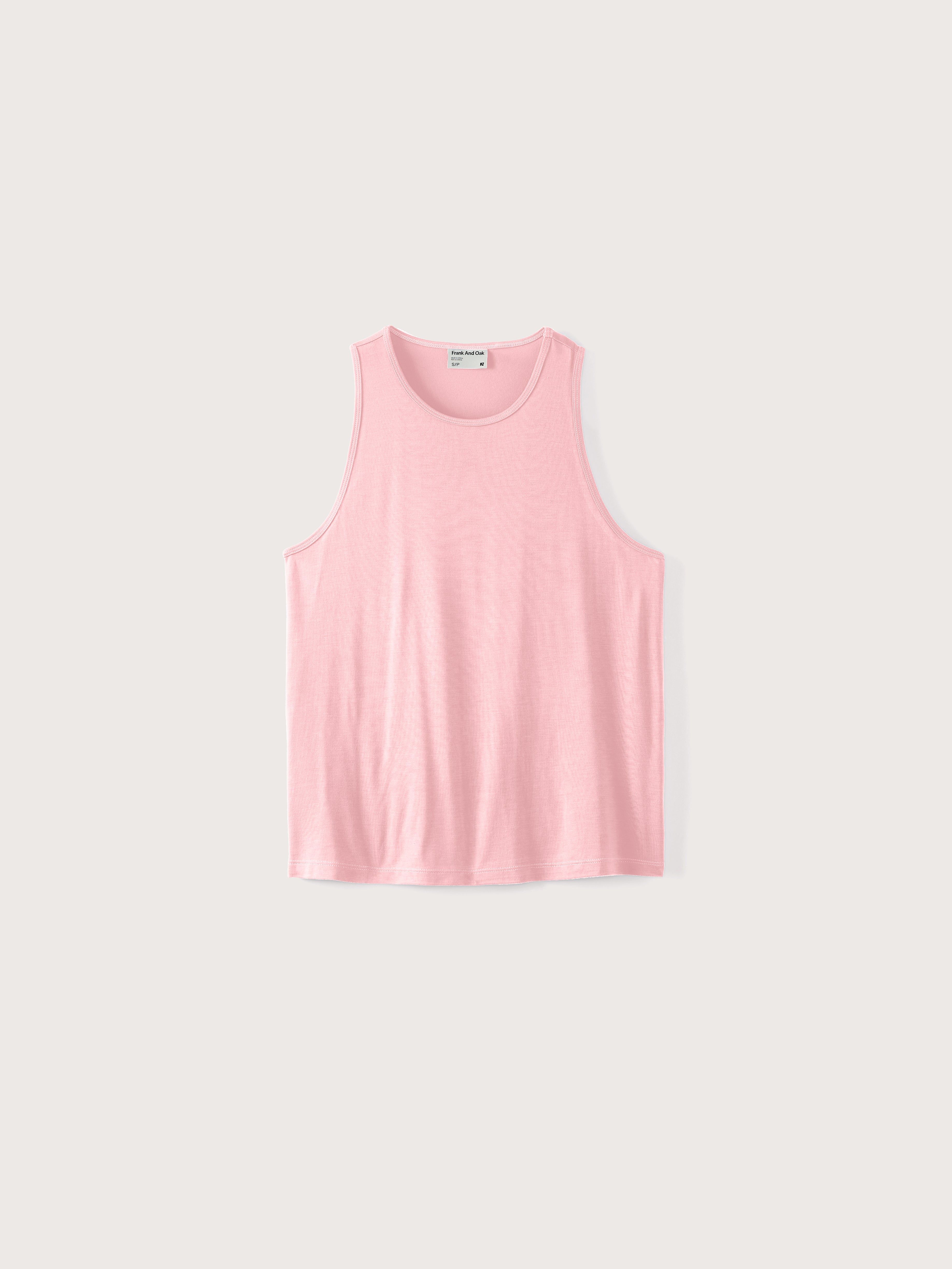 The Supersoft Tank Top in Pink sold by Frank & Oak product image thumbnail 4
