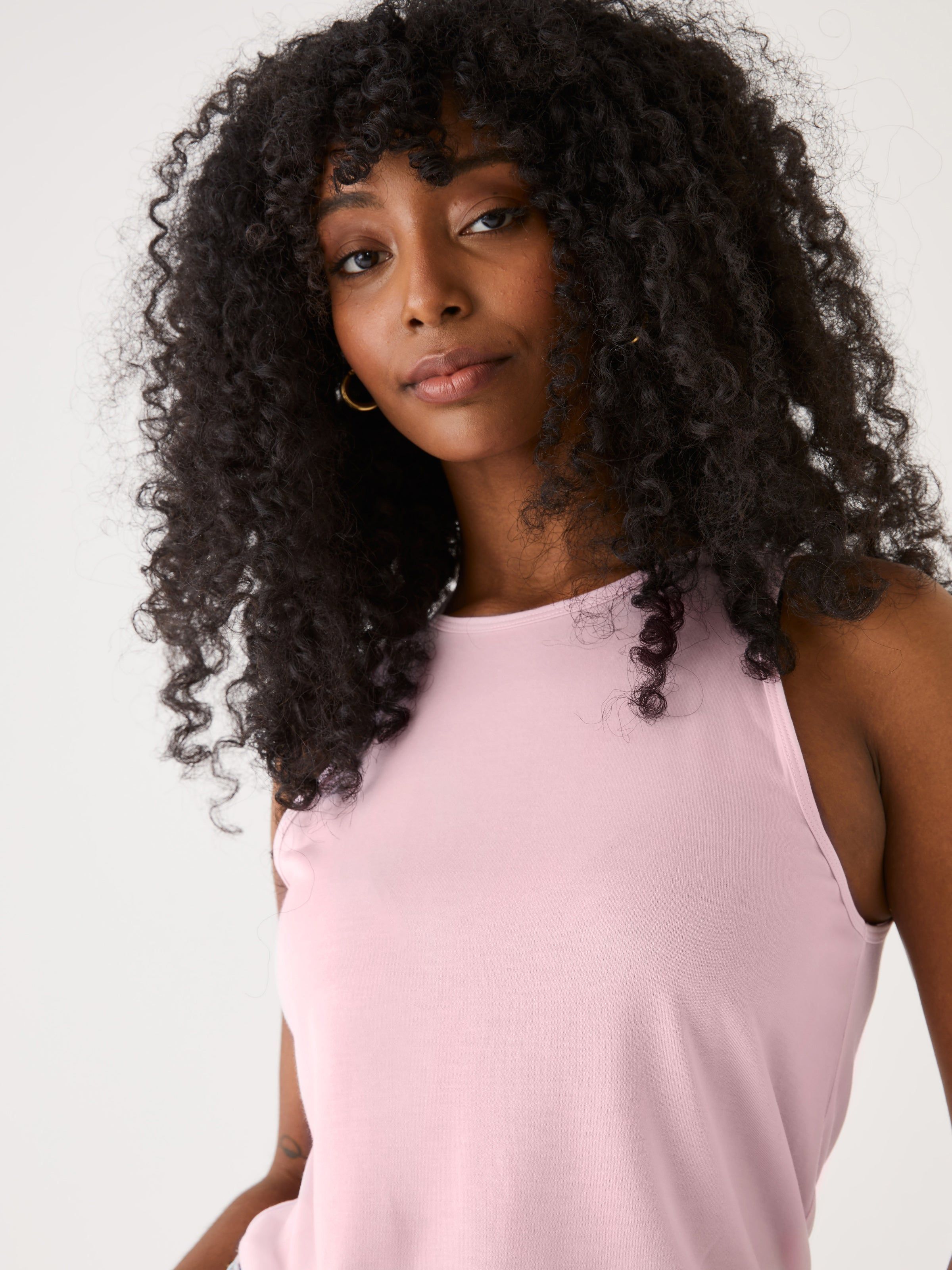 The Supersoft Tank Top in Pink sold by Frank & Oak product image thumbnail 2