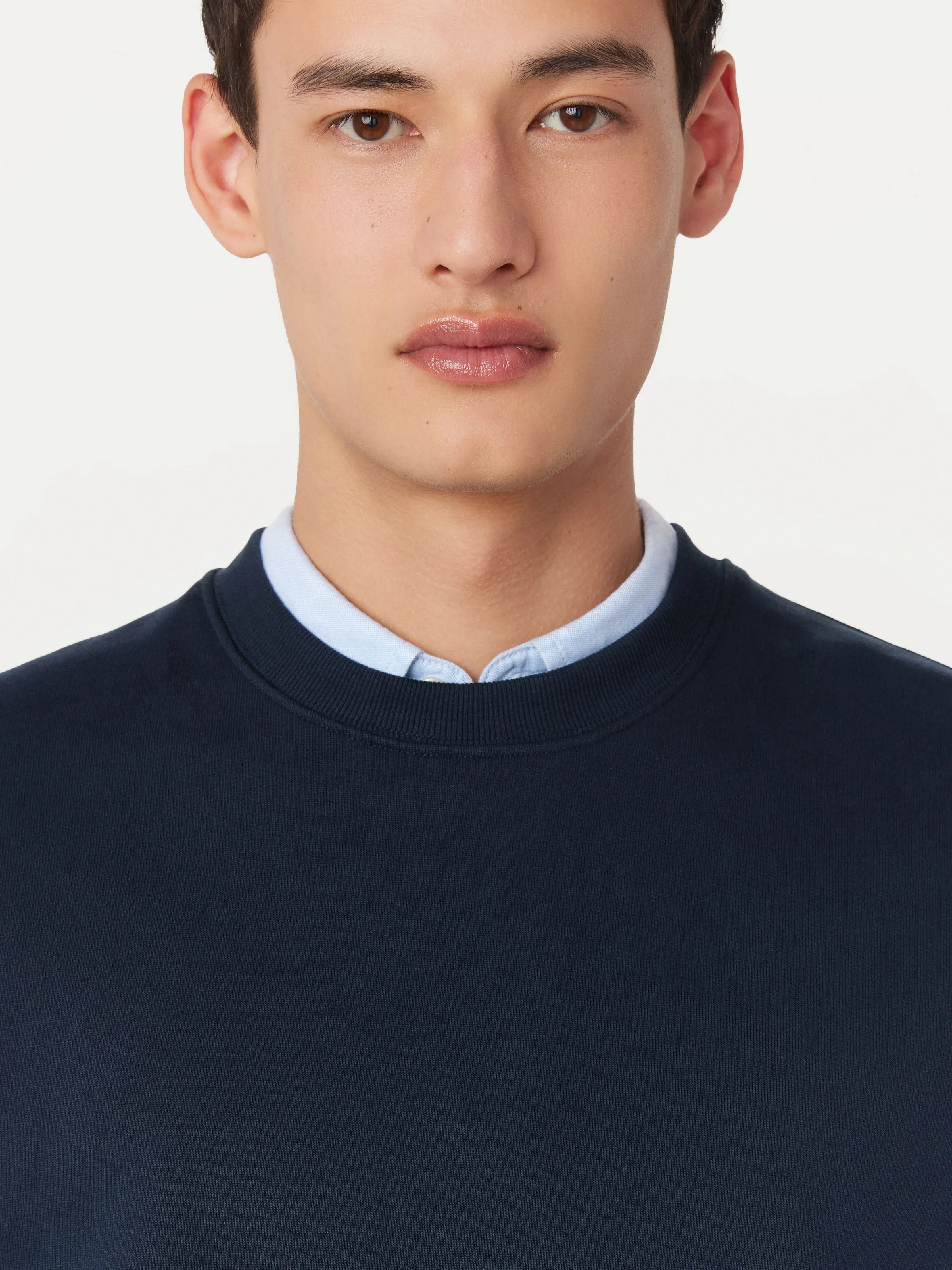 The French Terry Sweatshirt in Deep Blue sold by Frank & Oak product image thumbnail 2
