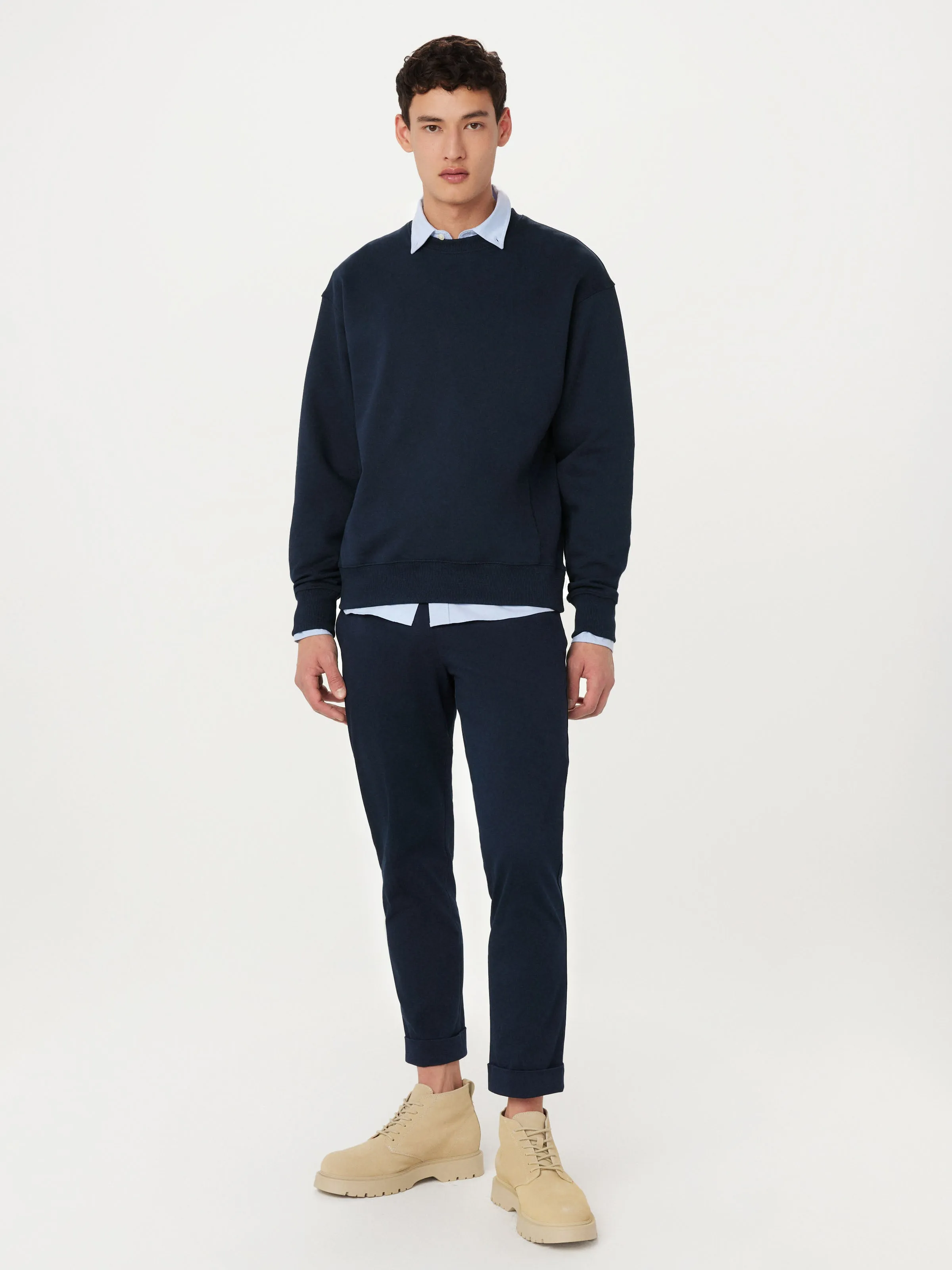 The French Terry Sweatshirt in Deep Blue sold by Frank & Oak product image thumbnail 3