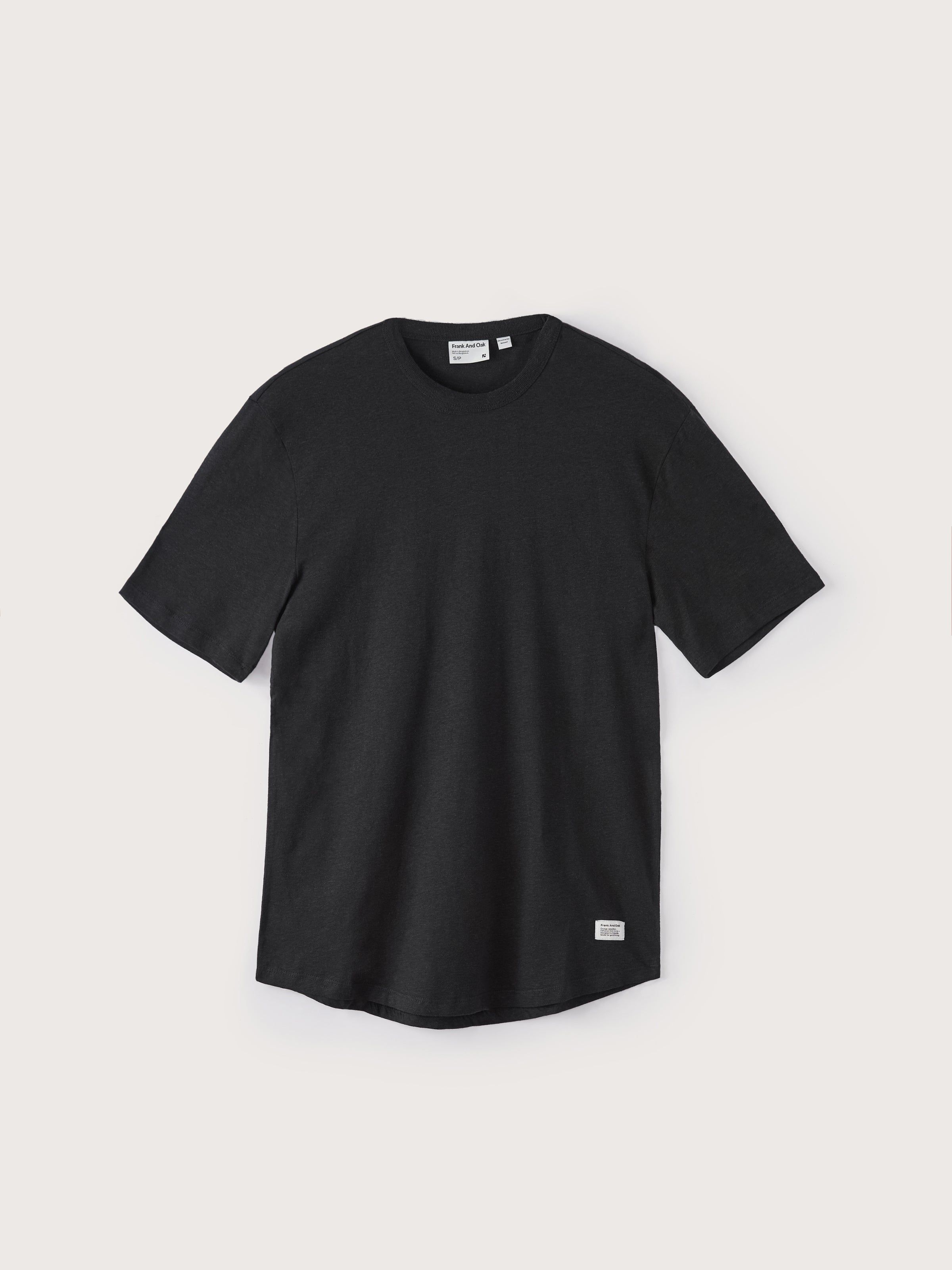 The Relaxed Fit Hemp T-Shirt in Black sold by Frank & Oak product image thumbnail 4