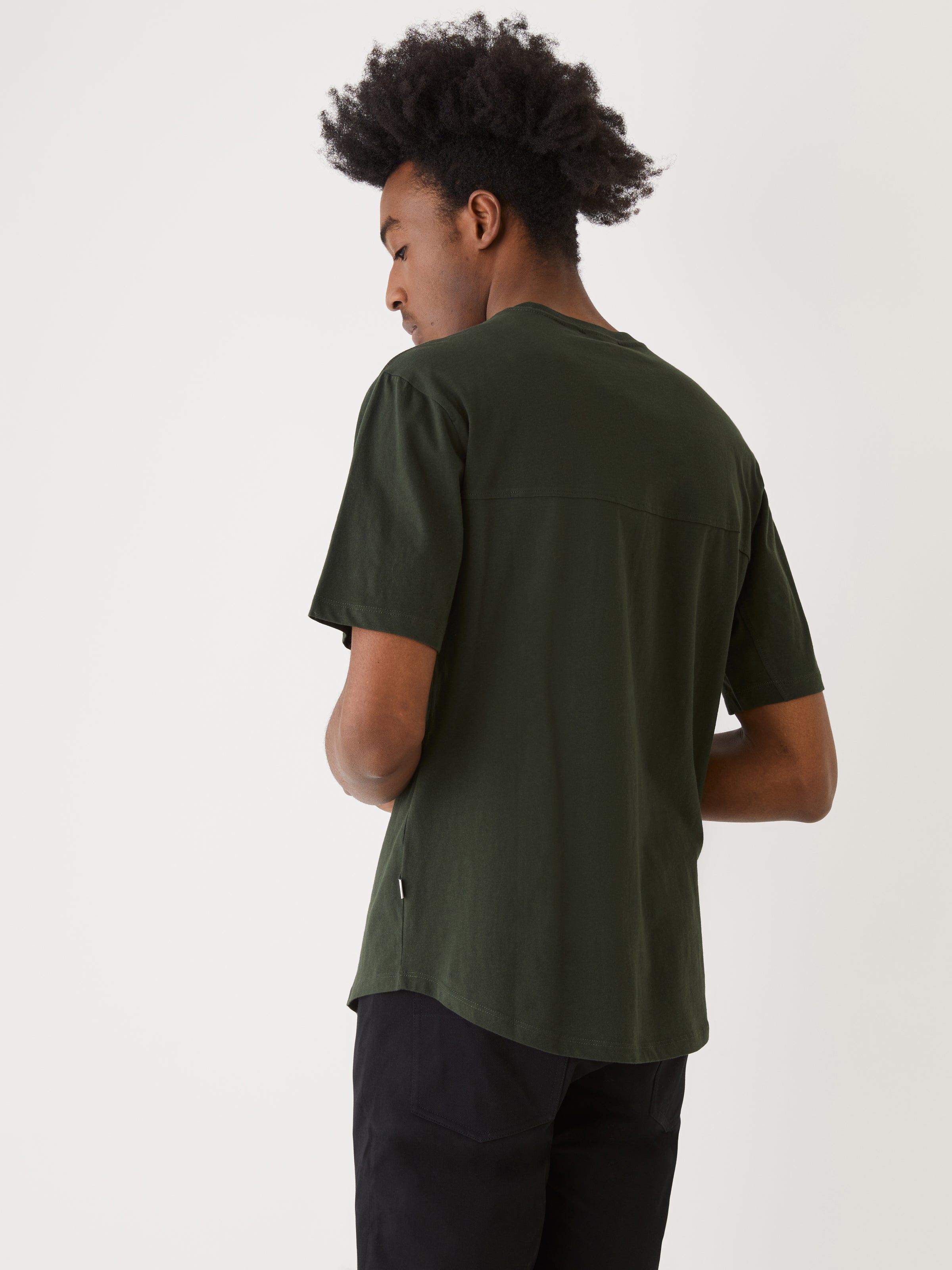 The Relaxed Fit Arc Hem T-Shirt in Rosin sold by Frank & Oak product image thumbnail 2
