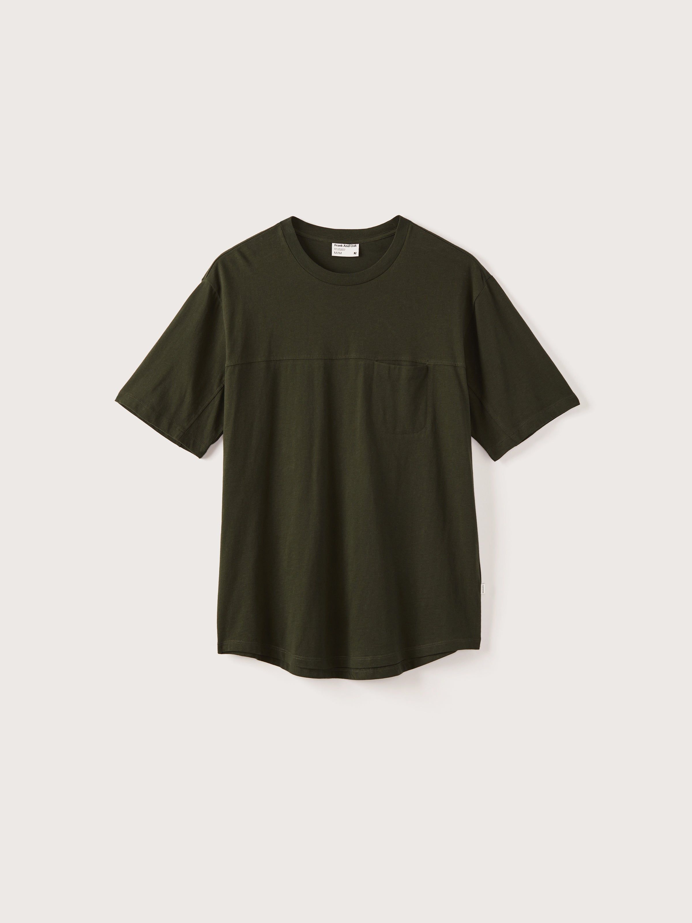The Relaxed Fit Arc Hem T-Shirt in Rosin sold by Frank & Oak product image thumbnail 7