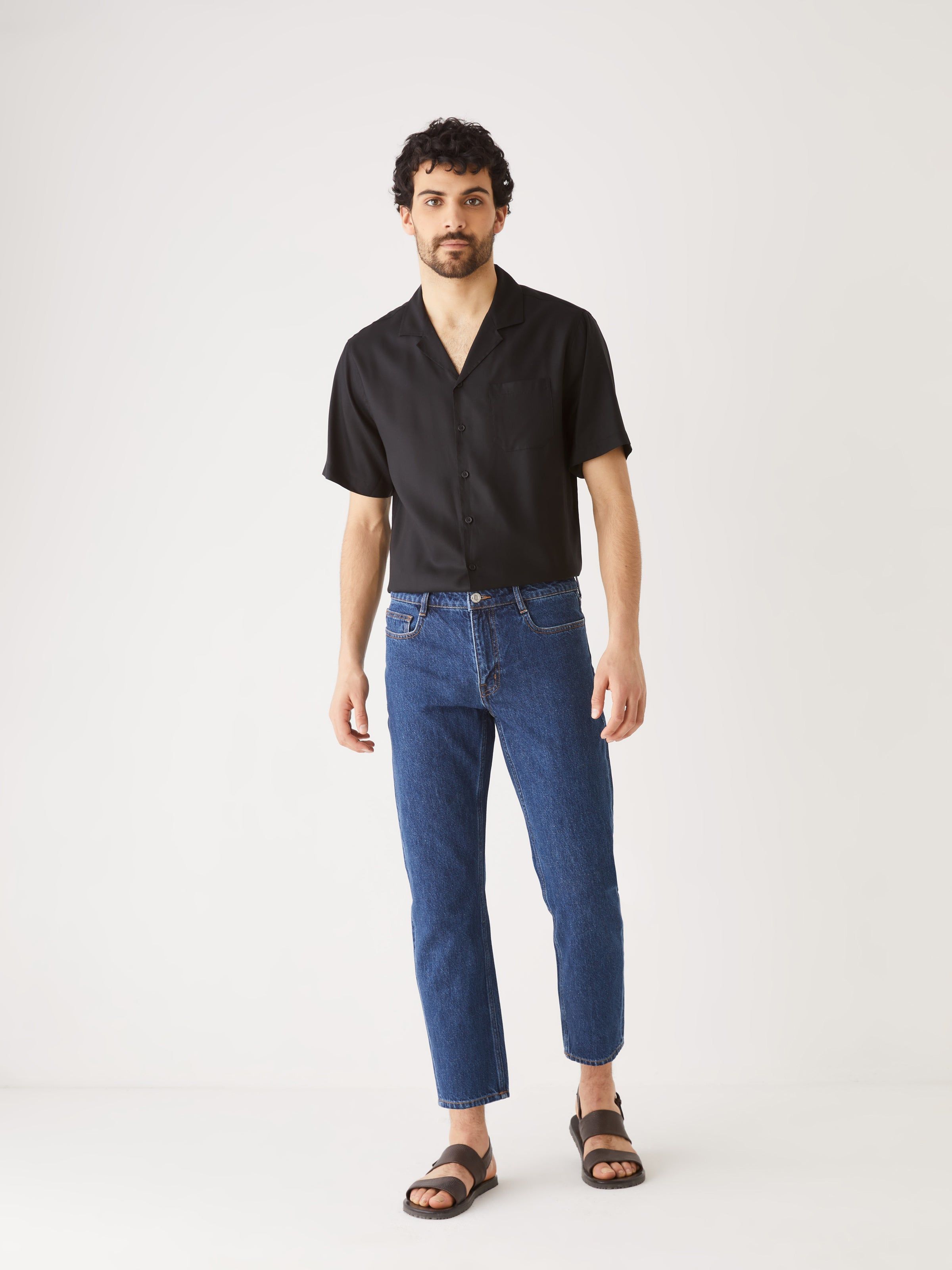 The Slim Fit Hemp Jean in Blue sold by Frank & Oak product image thumbnail 2