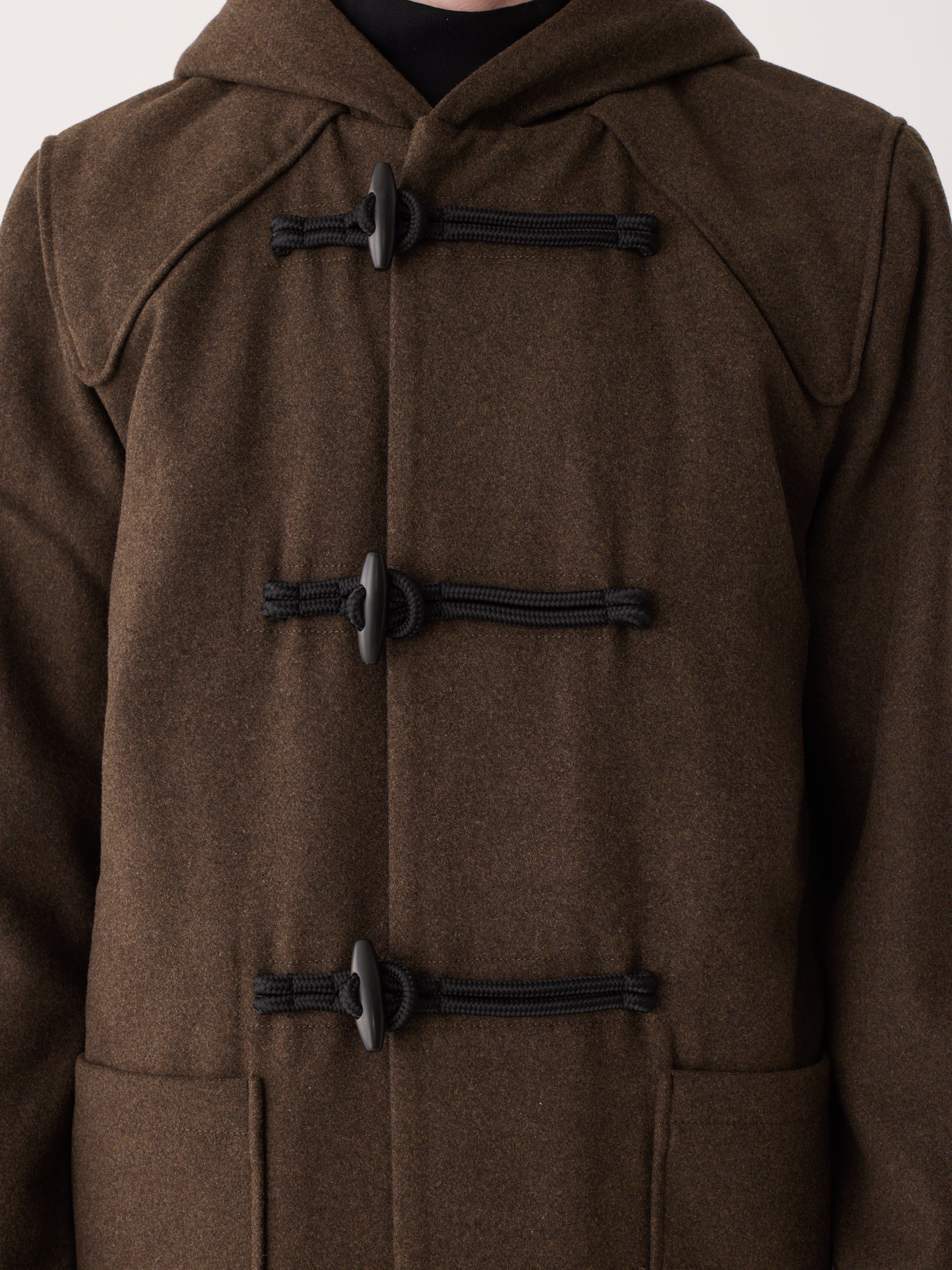 The Richard Duffle Coat in Brown Heather | Parallel