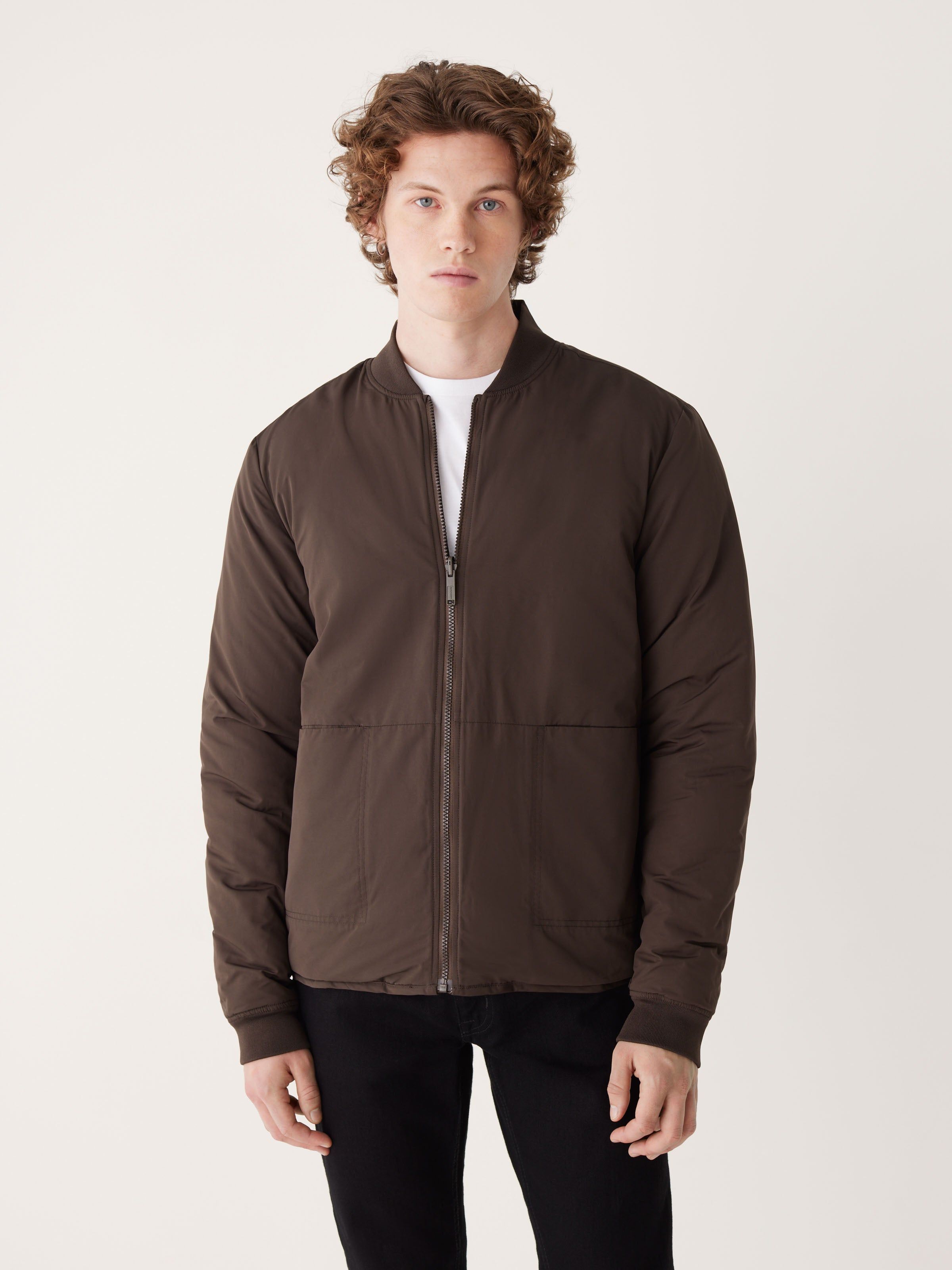 The Skyline Reversible Bomber in Espresso sold by Frank & Oak product image thumbnail 5
