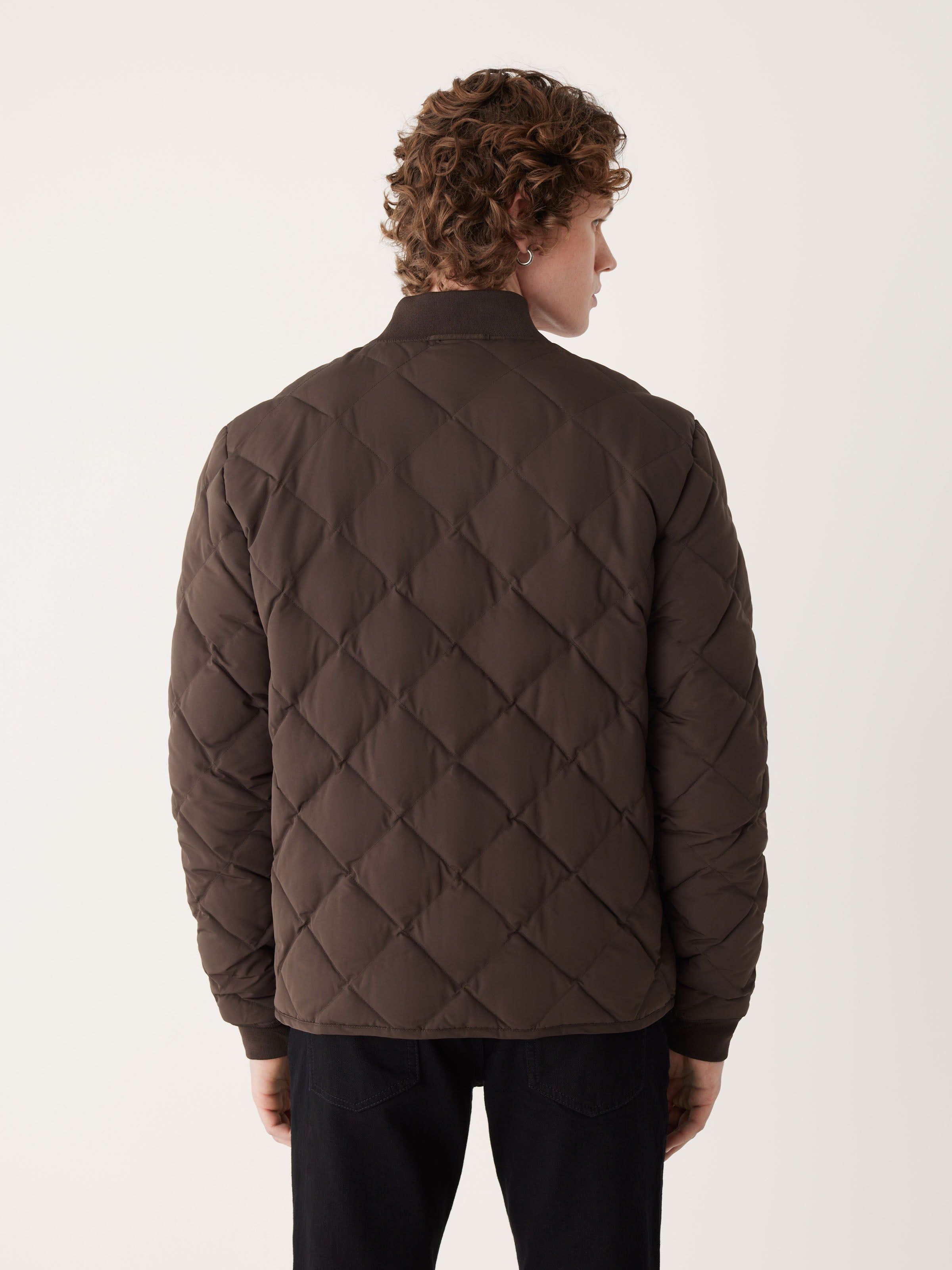 The Skyline Reversible Bomber in Espresso sold by Frank & Oak product image thumbnail 3