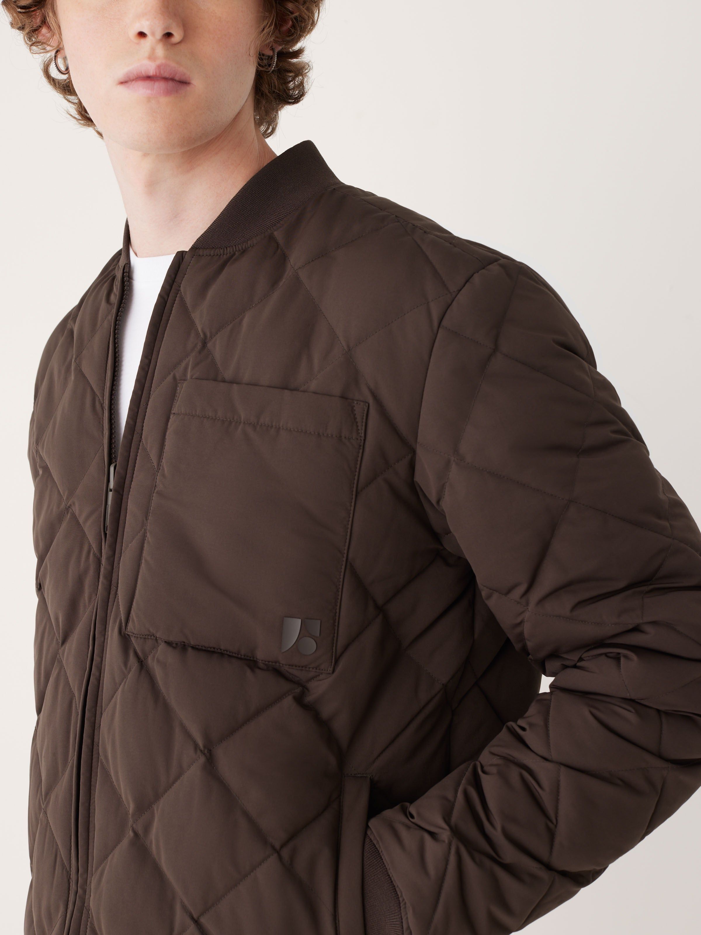 The Skyline Reversible Bomber in Espresso sold by Frank & Oak product image thumbnail 4
