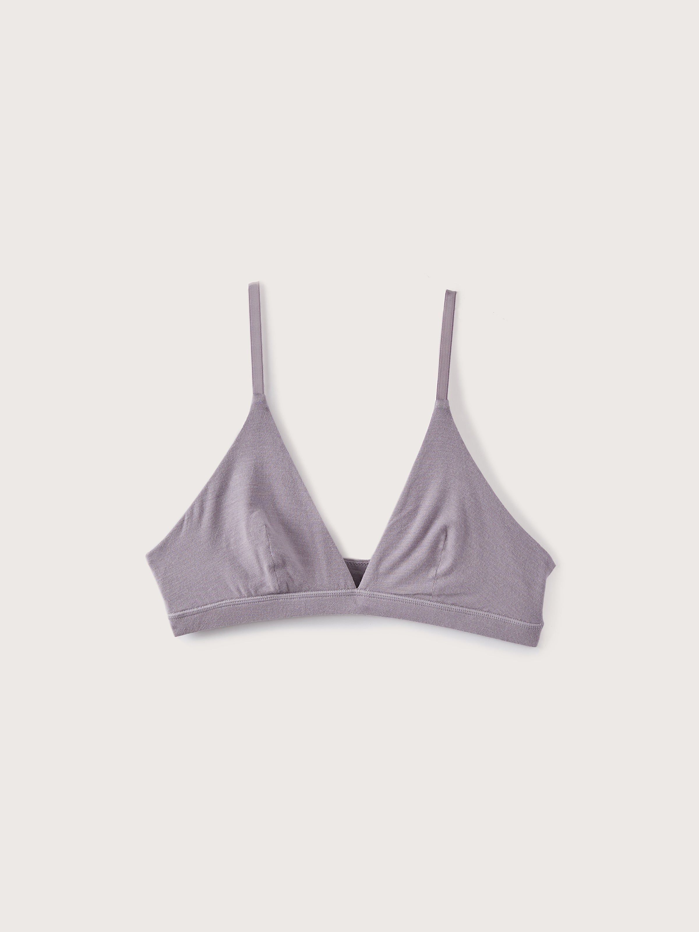 The TENCEL™ Modal Bralette in Grey sold by Frank & Oak product image thumbnail 6