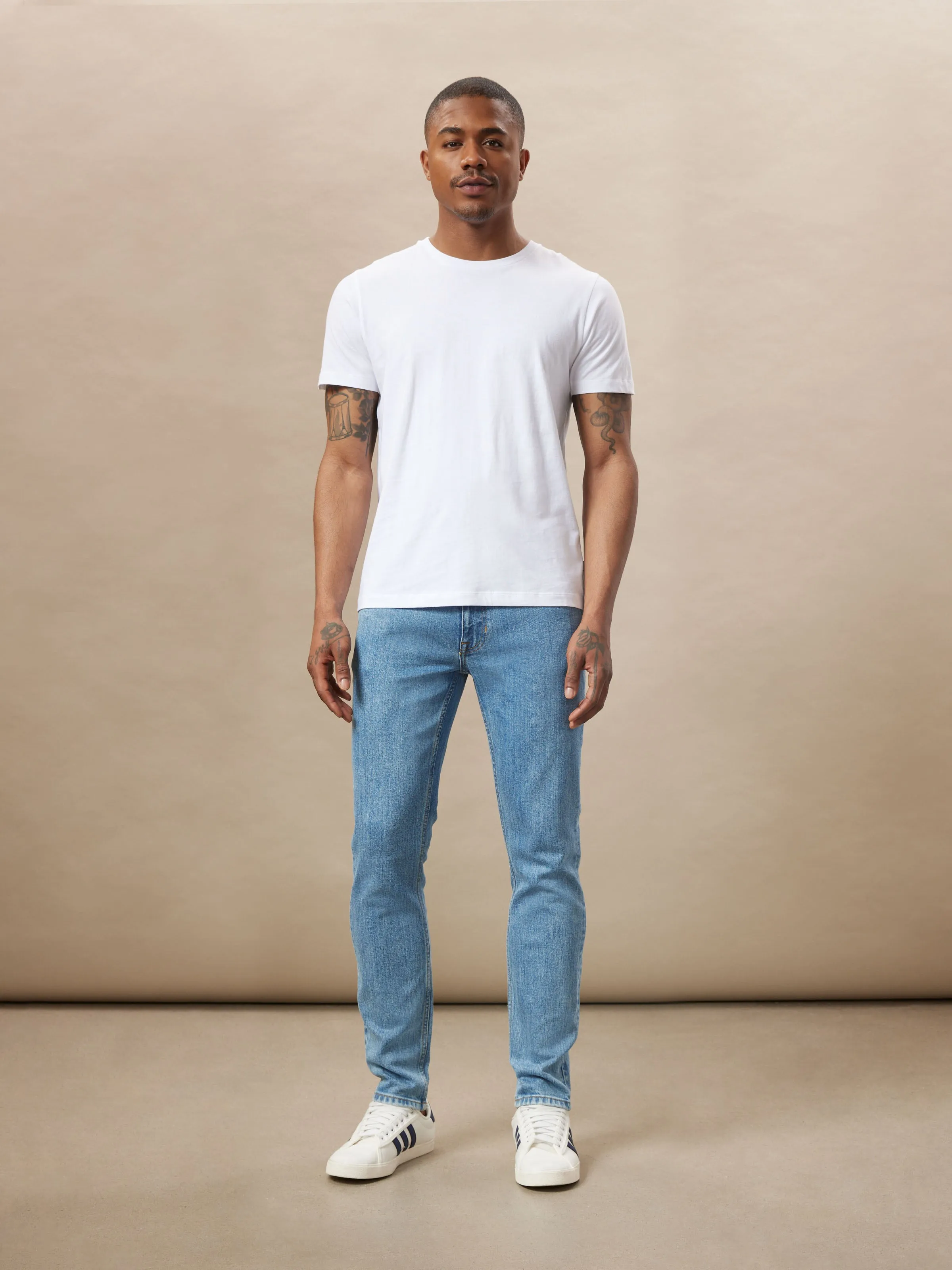 The Slim Fit Essential T-Shirt in Bright White sold by Frank & Oak product image thumbnail 2