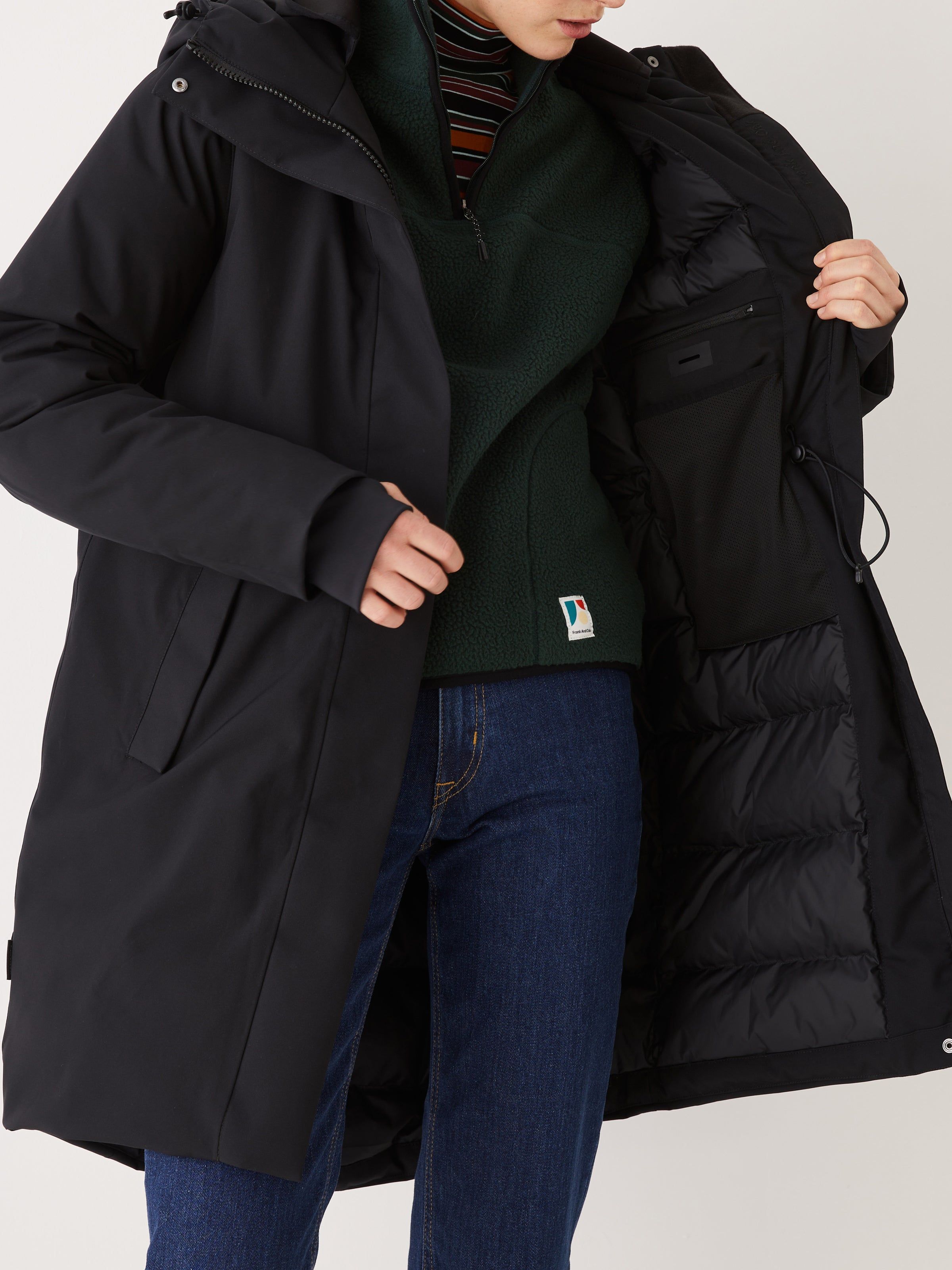The Capital Parka in Black sold by Frank & Oak product image thumbnail 8