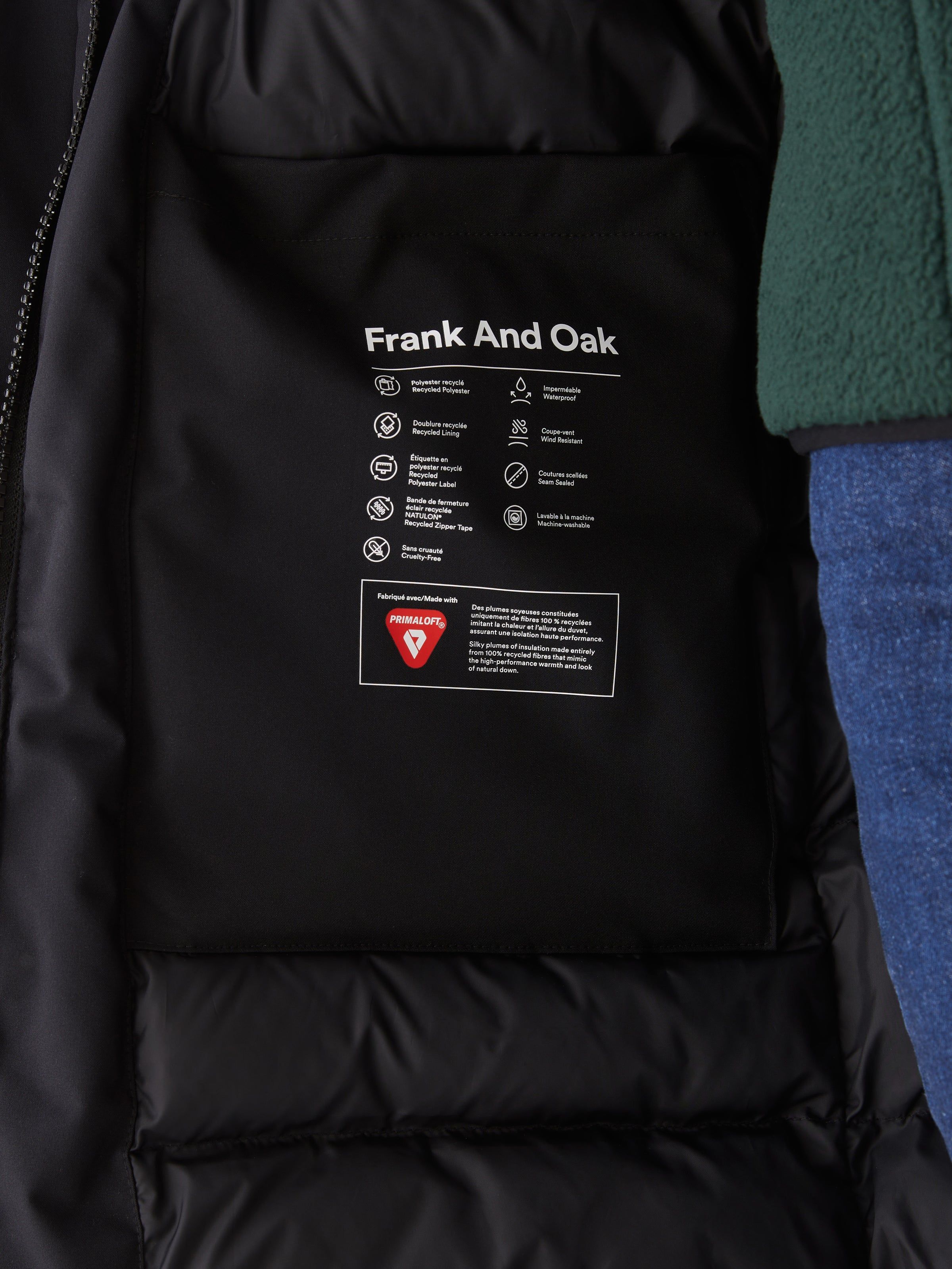 The Capital Parka in Black sold by Frank & Oak product image thumbnail 7