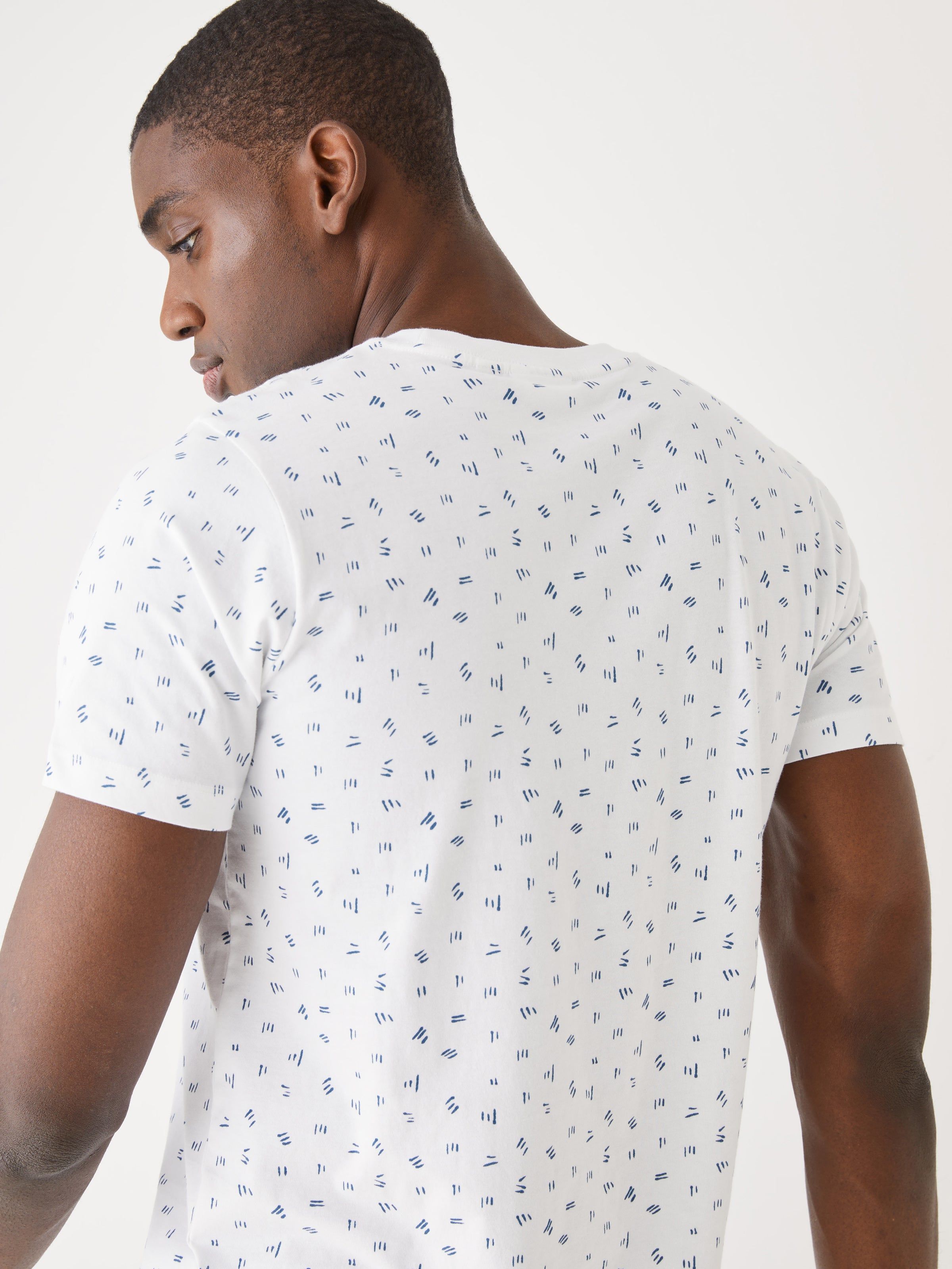 The Slim Fit Printed T-Shirt in Bright White sold by Frank & Oak product image thumbnail 4