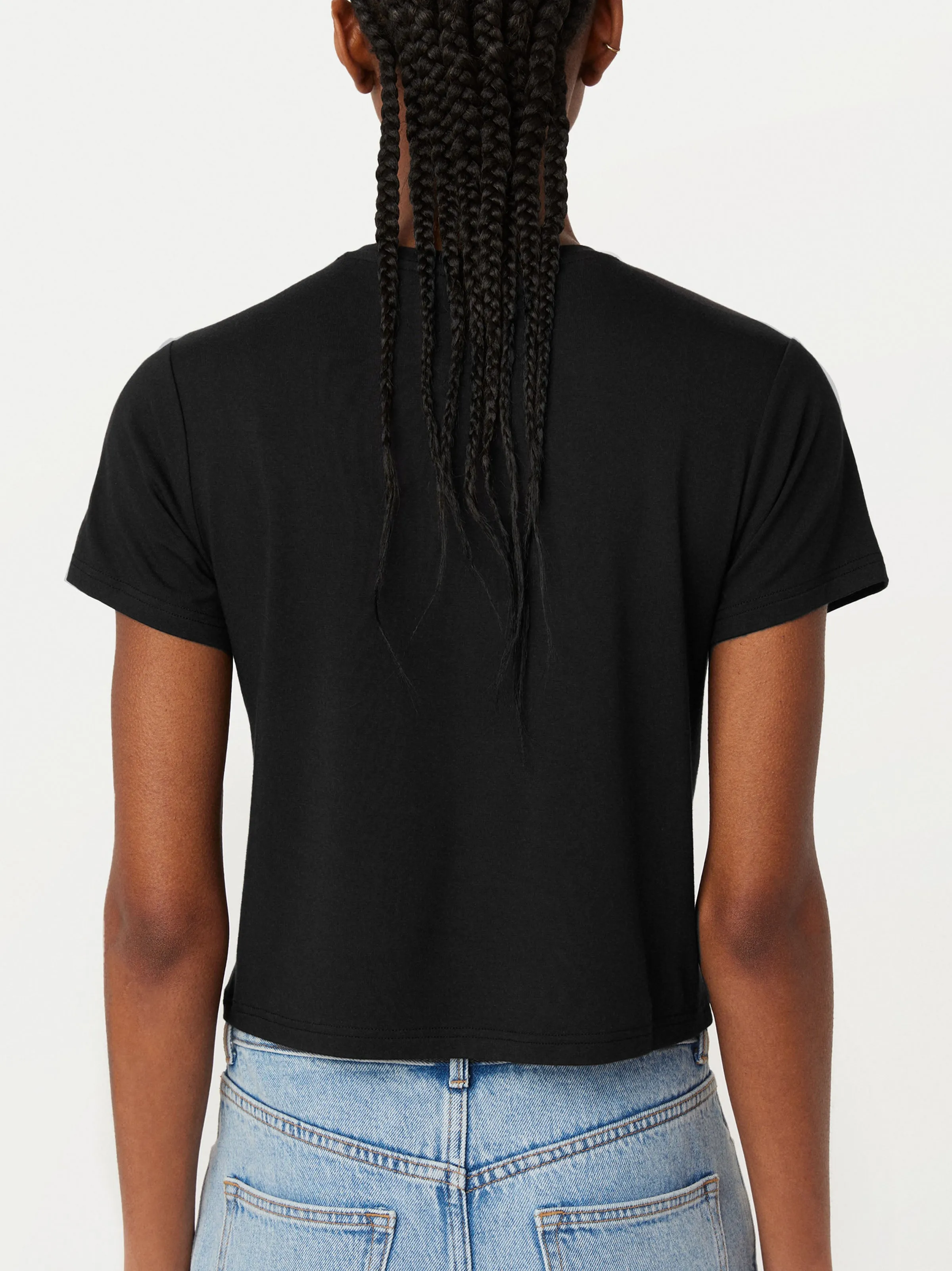 The Relaxed Fluid T-Shirt in Black sold by Frank & Oak product image thumbnail 5