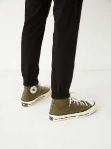 The Flex Jogger in Black sold by Frank & Oak