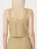 The Striped Shell Top in Cream Yellow sold by Frank & Oak
