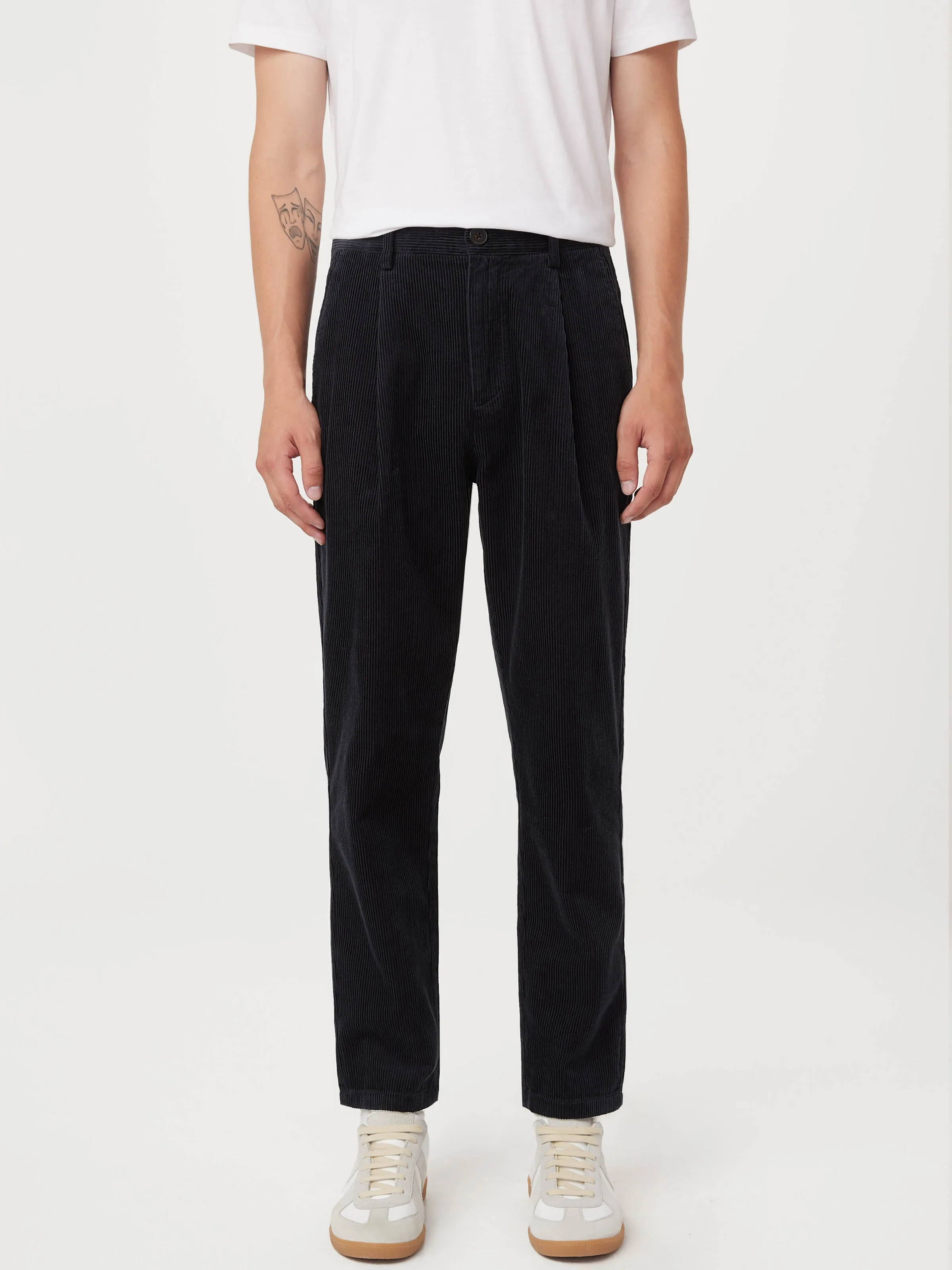 The Jamie Tapered Corduroy Pant in Deep Blue sold by Frank & Oak product image thumbnail 3
