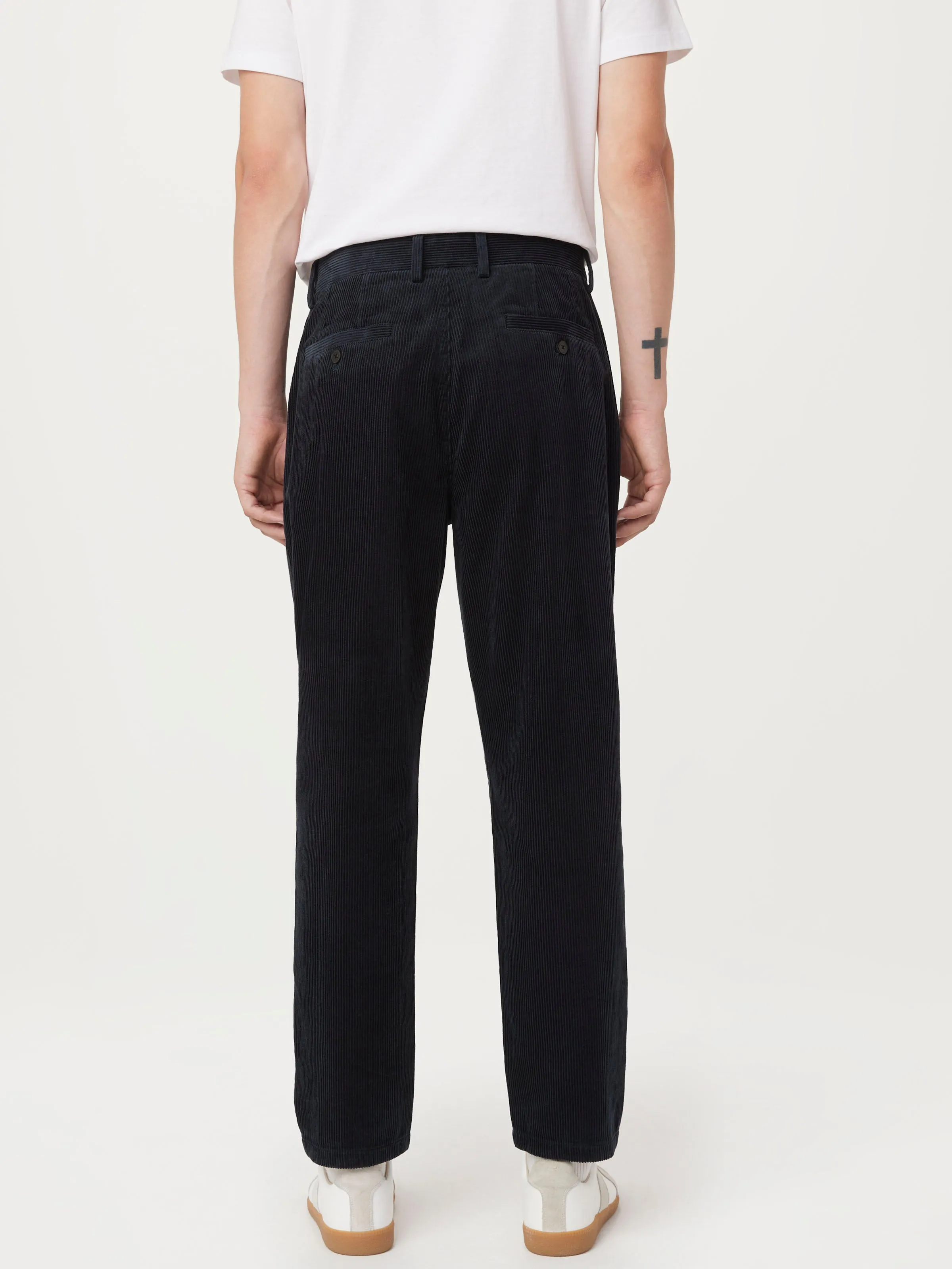 The Jamie Tapered Corduroy Pant in Deep Blue sold by Frank & Oak product image thumbnail 4