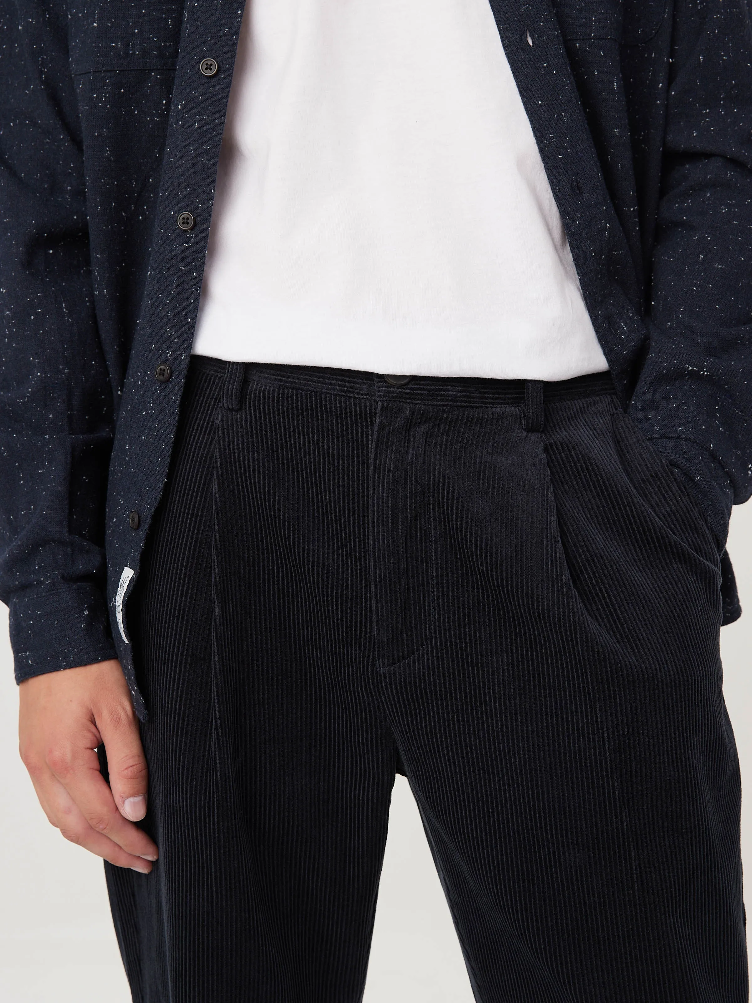 The Jamie Tapered Corduroy Pant in Deep Blue sold by Frank & Oak product image thumbnail 2