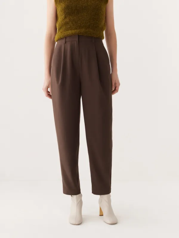 The Amelia Balloon Pant in Café sold by Frank & Oak