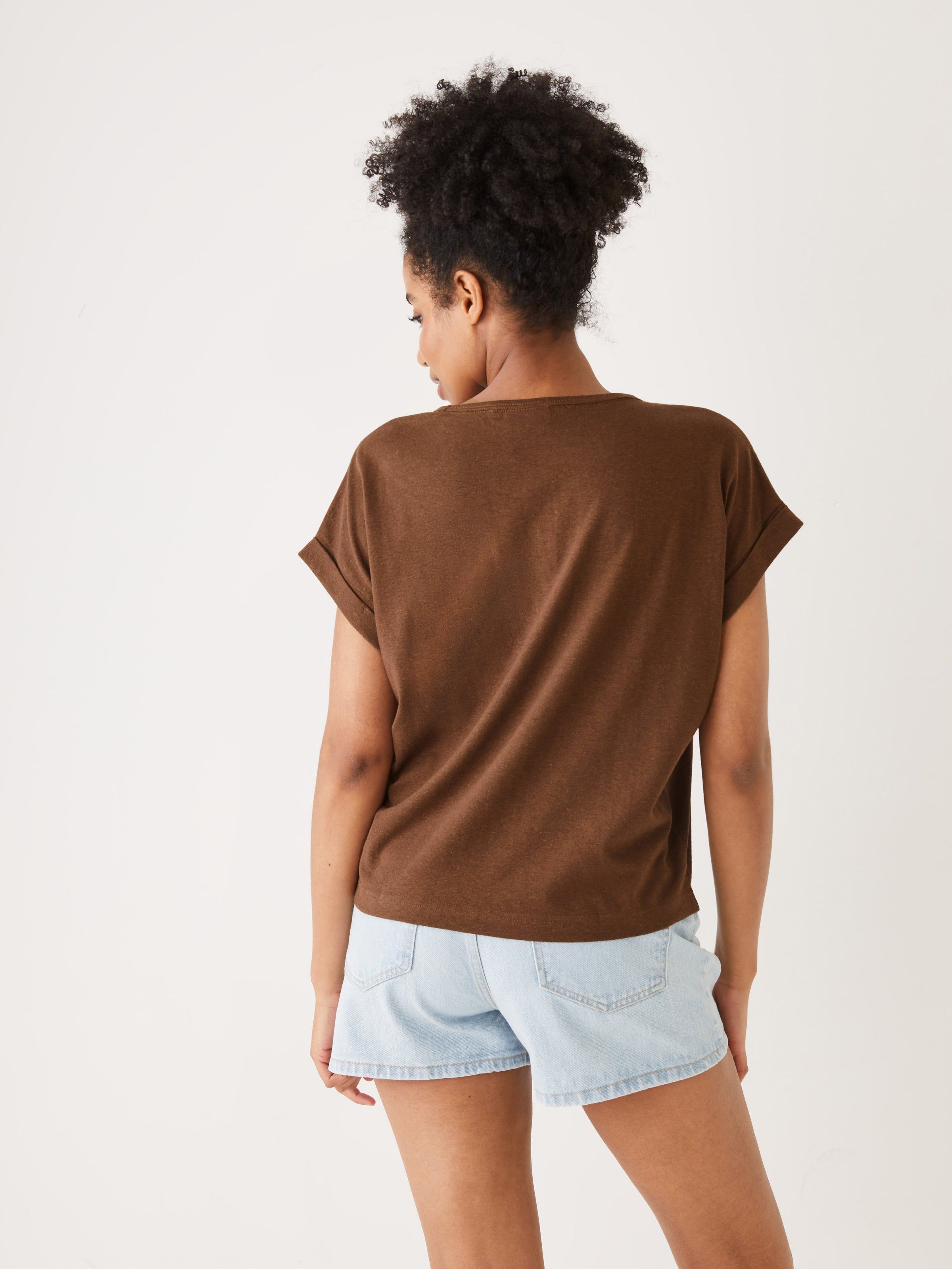 The Supersoft Hemp T-Shirt in Brown sold by Frank & Oak product image thumbnail 3