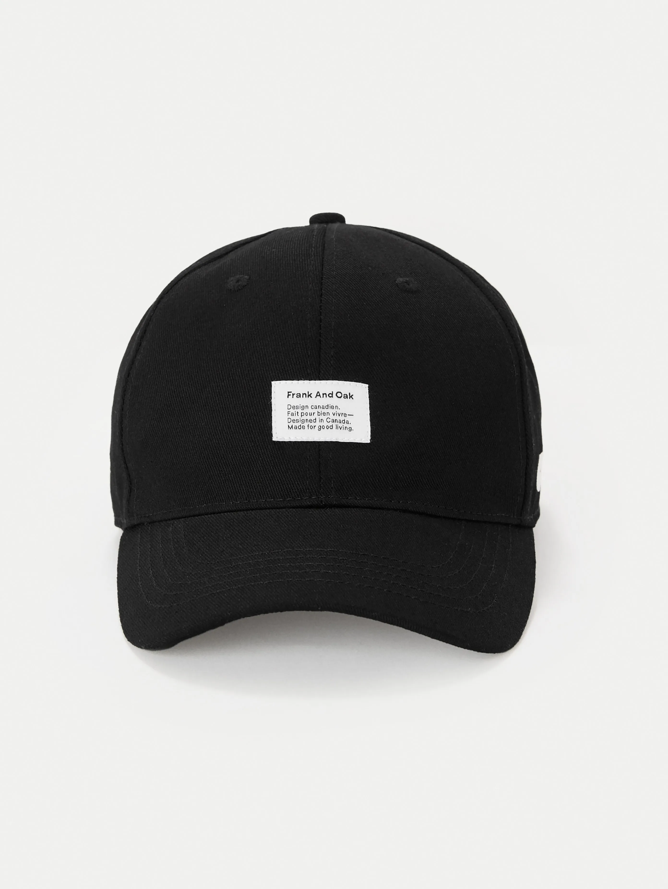 The Dad Cap in Black sold by Frank & Oak